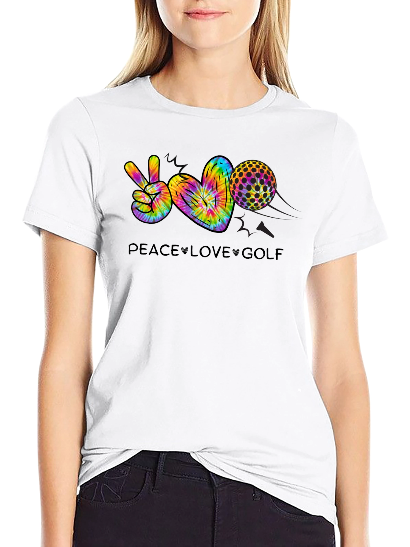 Peace Love Golf T-Shirt