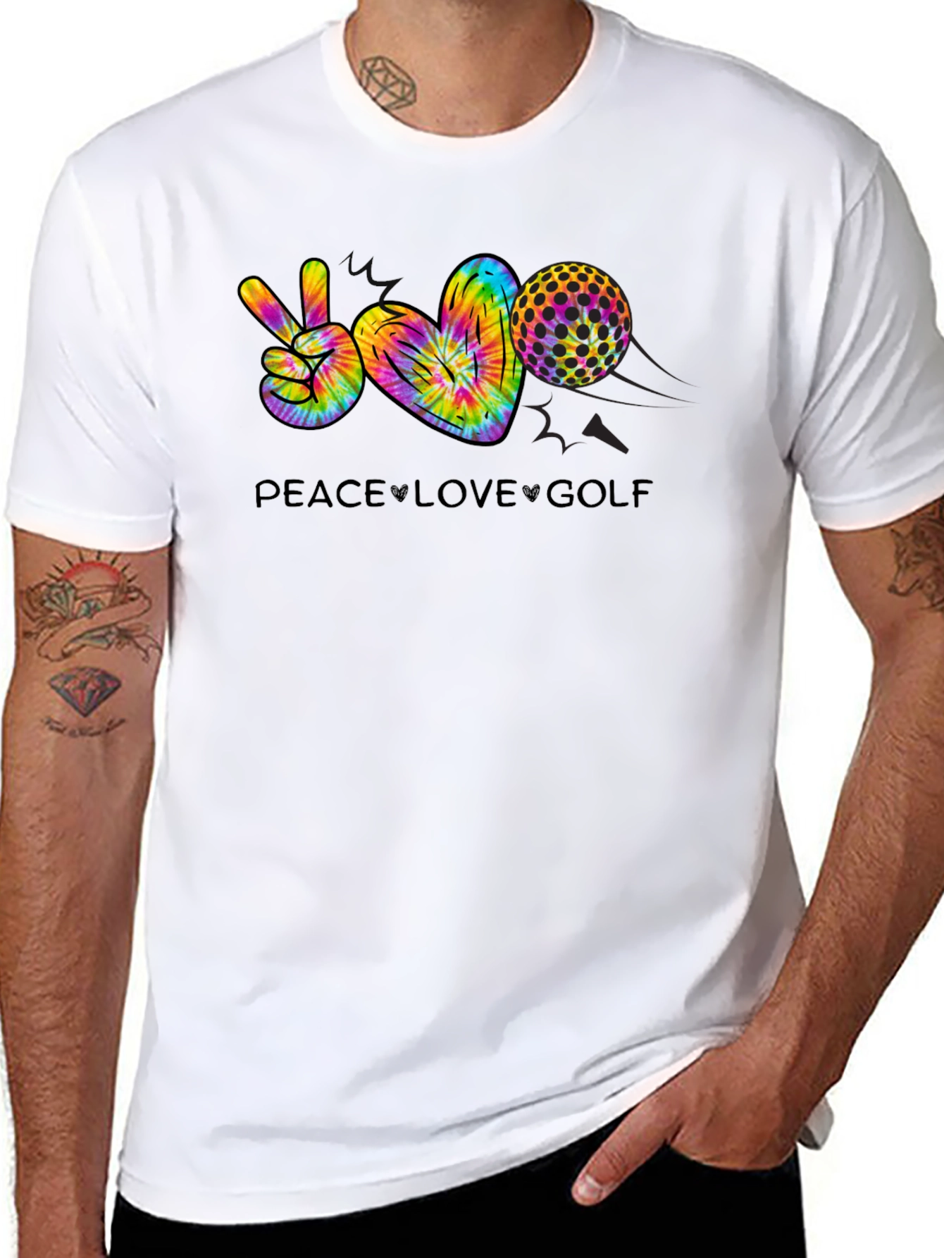 Peace Love Golf T-Shirt