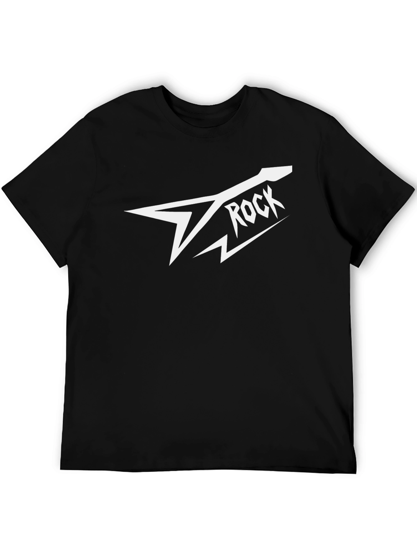 Rock Music Black T-Shirt - Guitar Graphic Tee