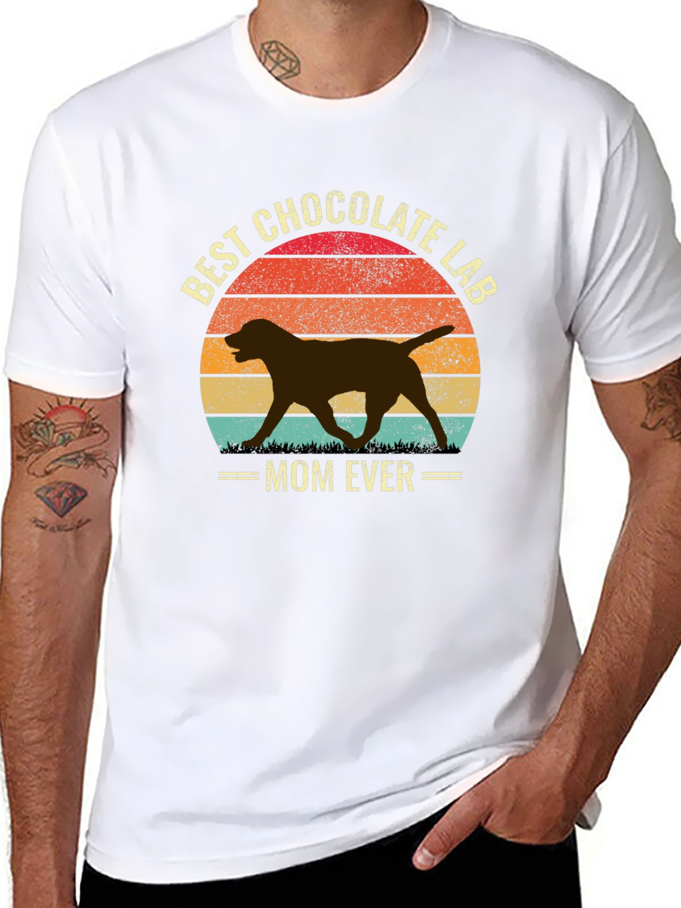Best Chocolate Lab Mom Ever T-Shirt