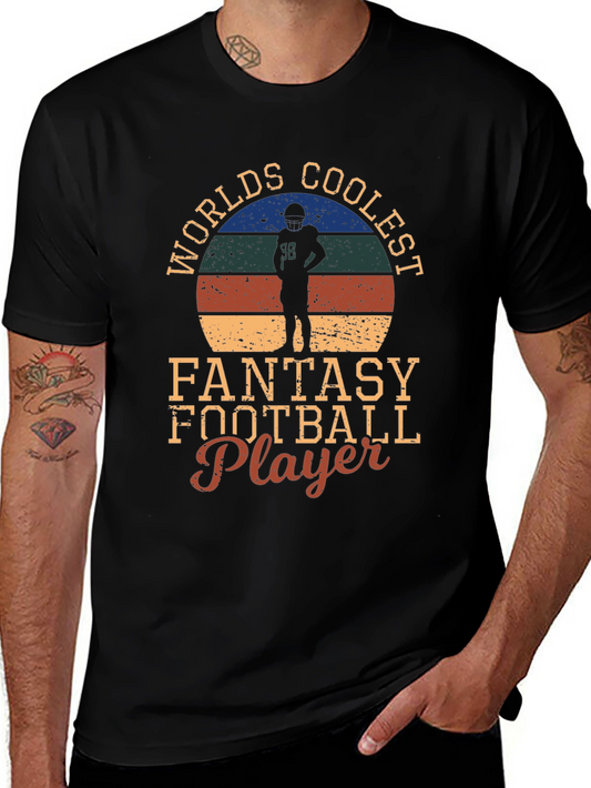 Coolest Fantasy Football Player T-Shirt