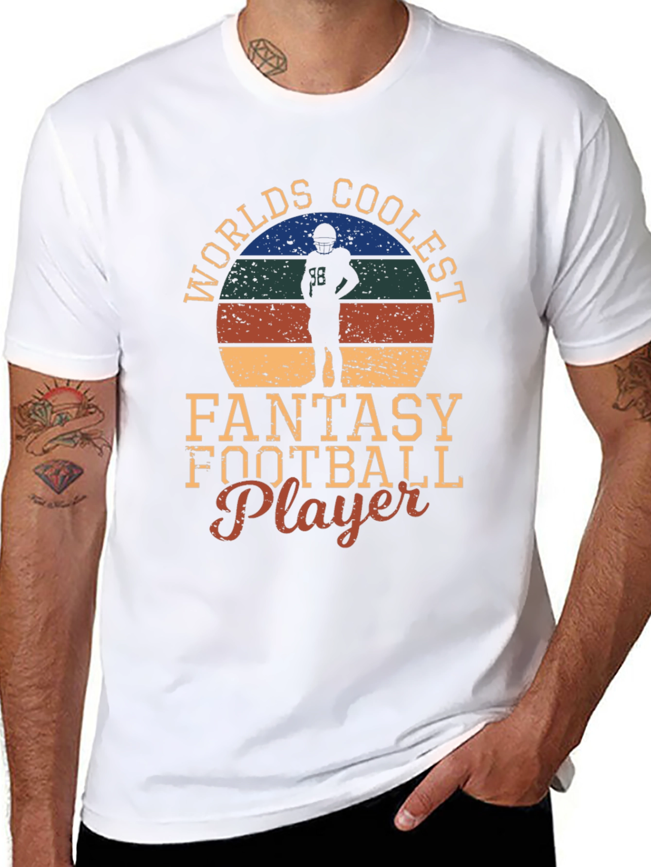 Coolest Fantasy Football Player T-Shirt