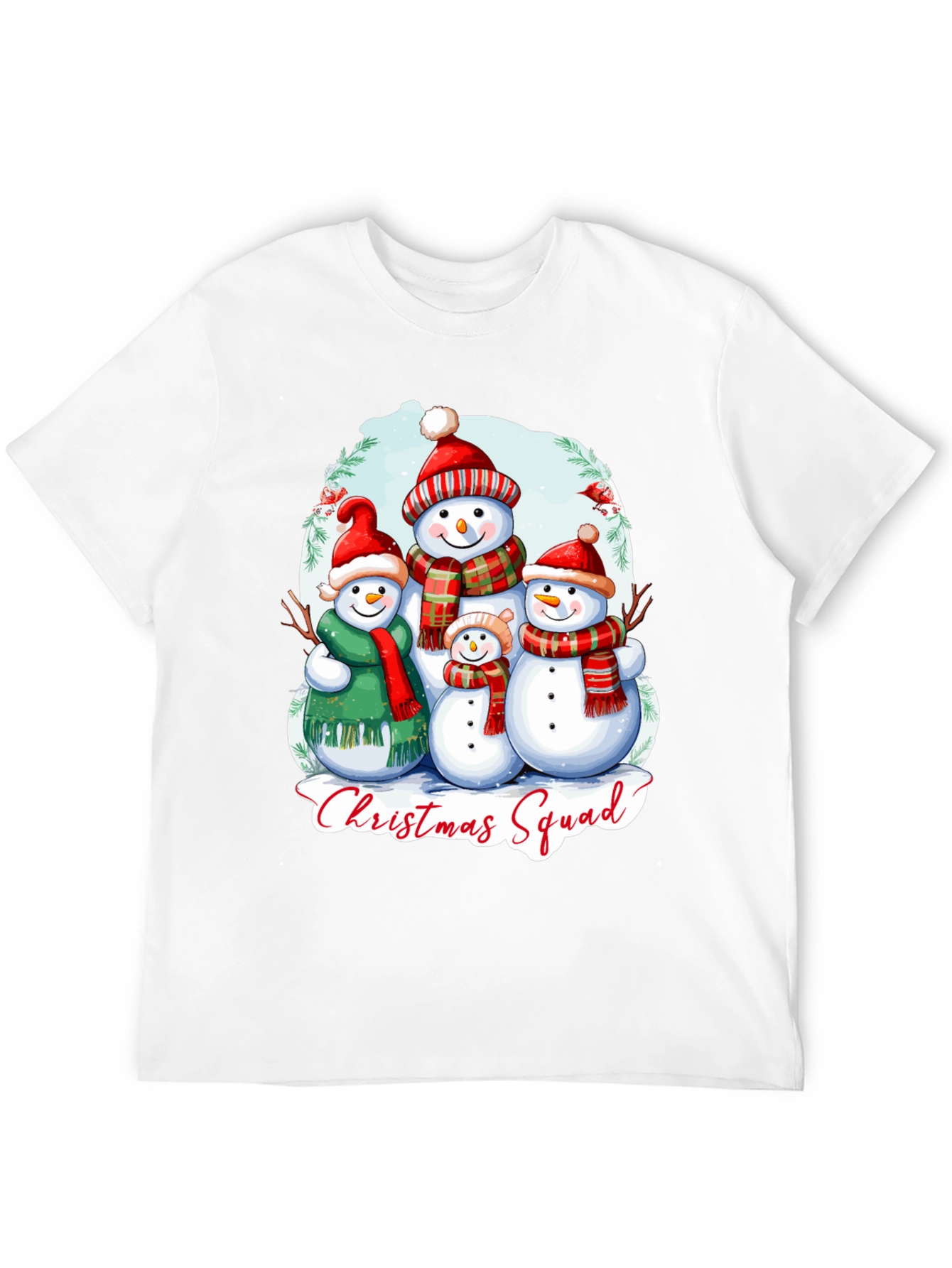 Christmas Squad Snowman Graphic Tee
