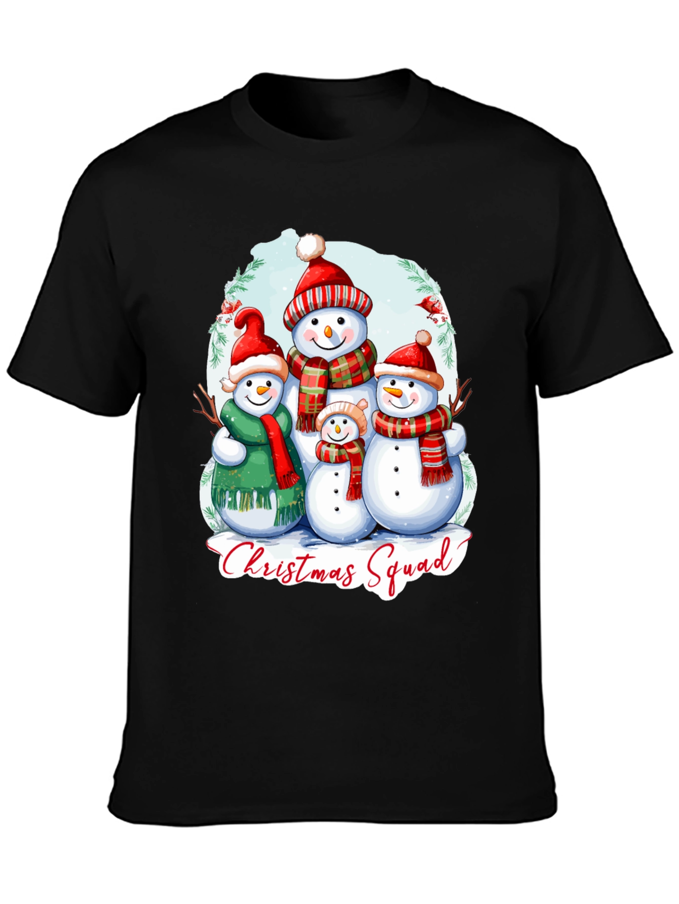 Christmas Squad Snowman Graphic Tee