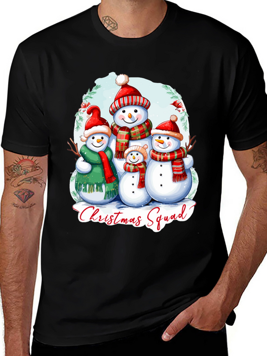 Christmas Squad Snowman Graphic Tee