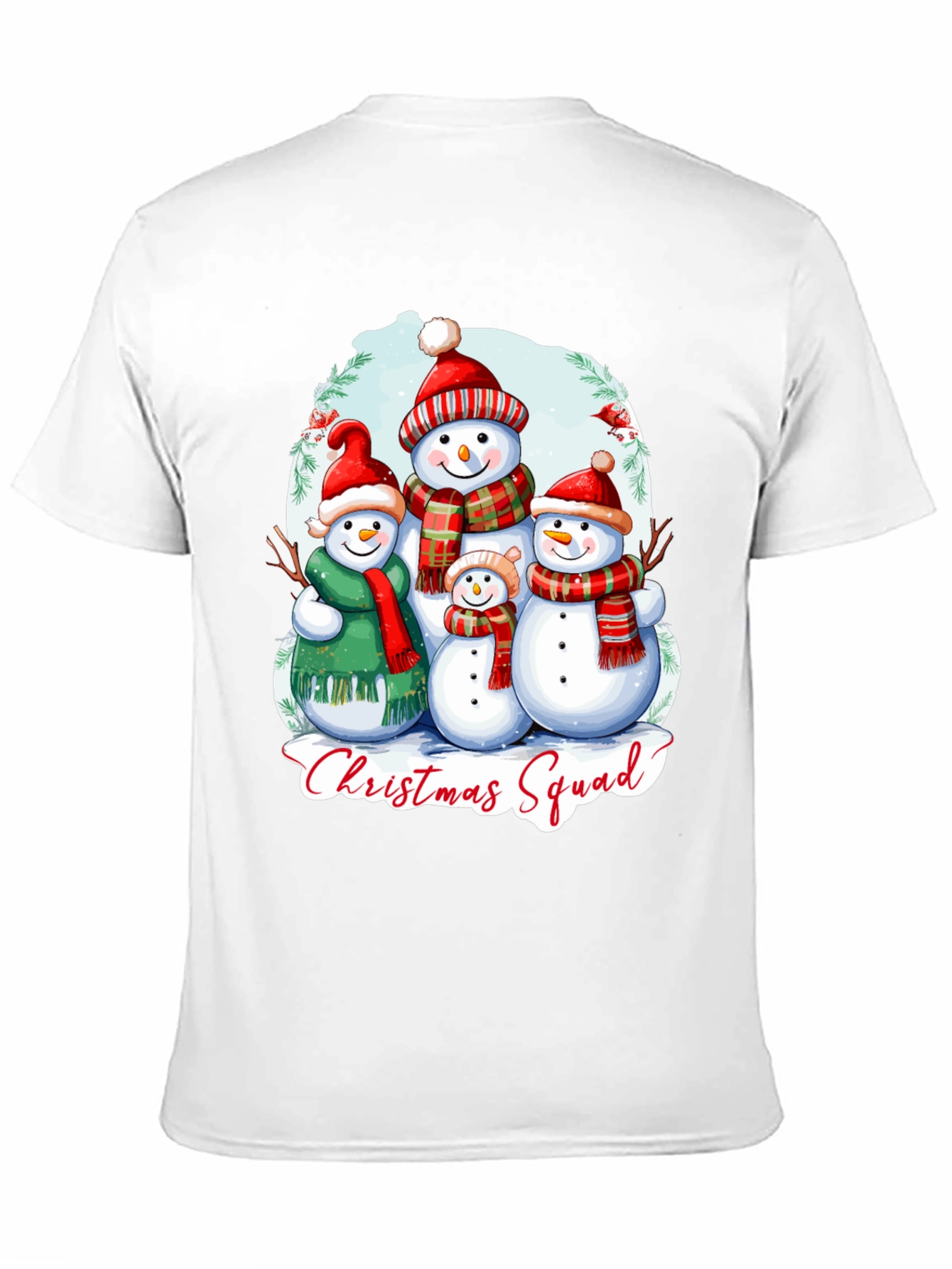 Christmas Squad Snowman Graphic Tee