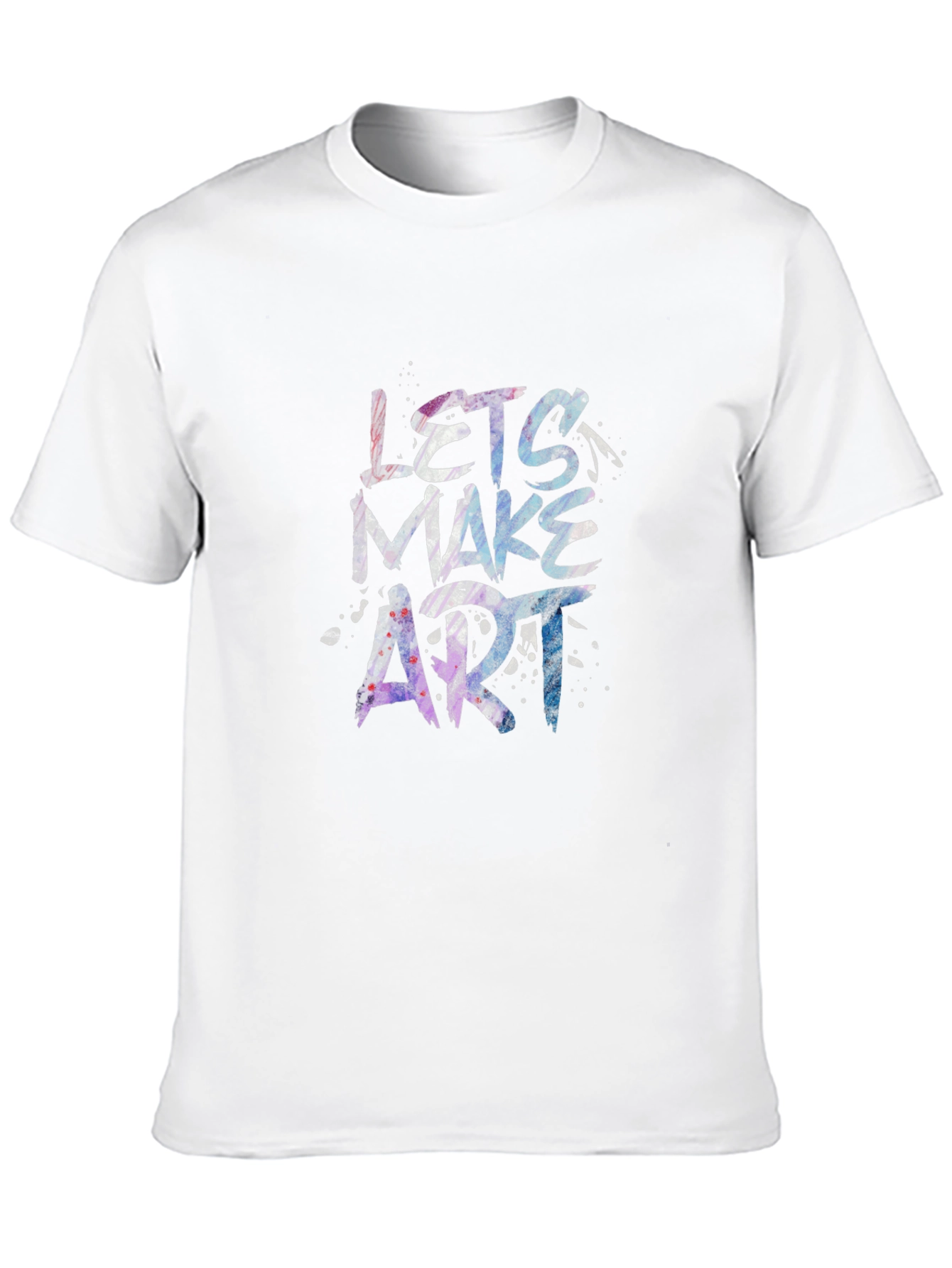 Lets Make Art Graphic Tee - Unique Artistic Design