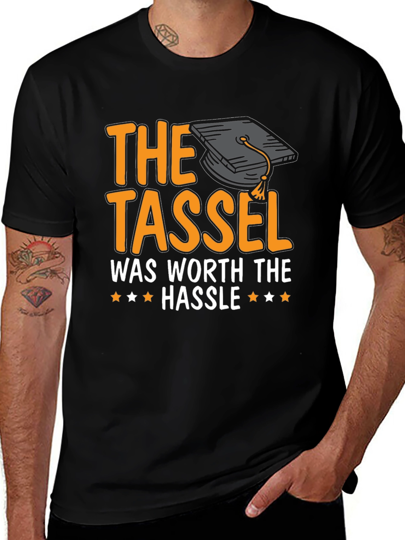 Graduation T-Shirt: The Tassel Was Worth The Hassle