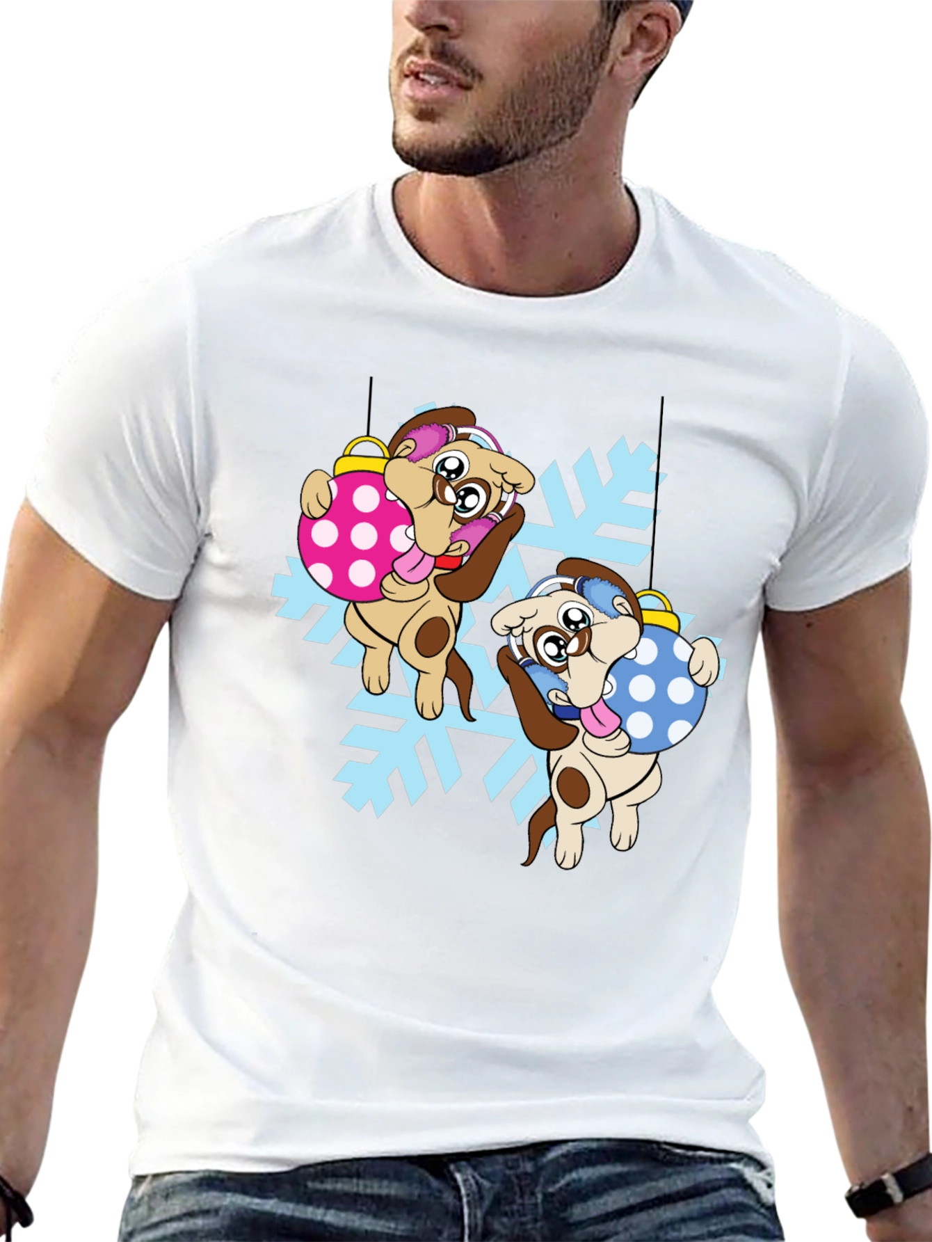 Festive Dog Ornament T-Shirt: Holiday Cheer!