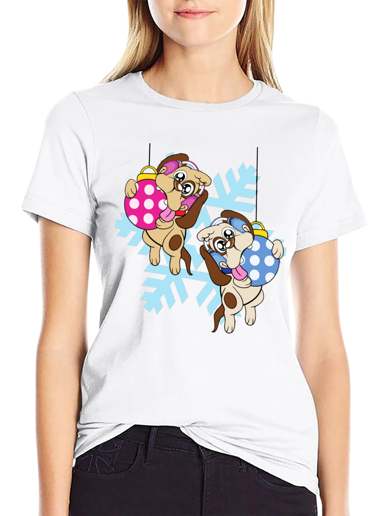 Festive Dog Ornament T-Shirt: Holiday Cheer!