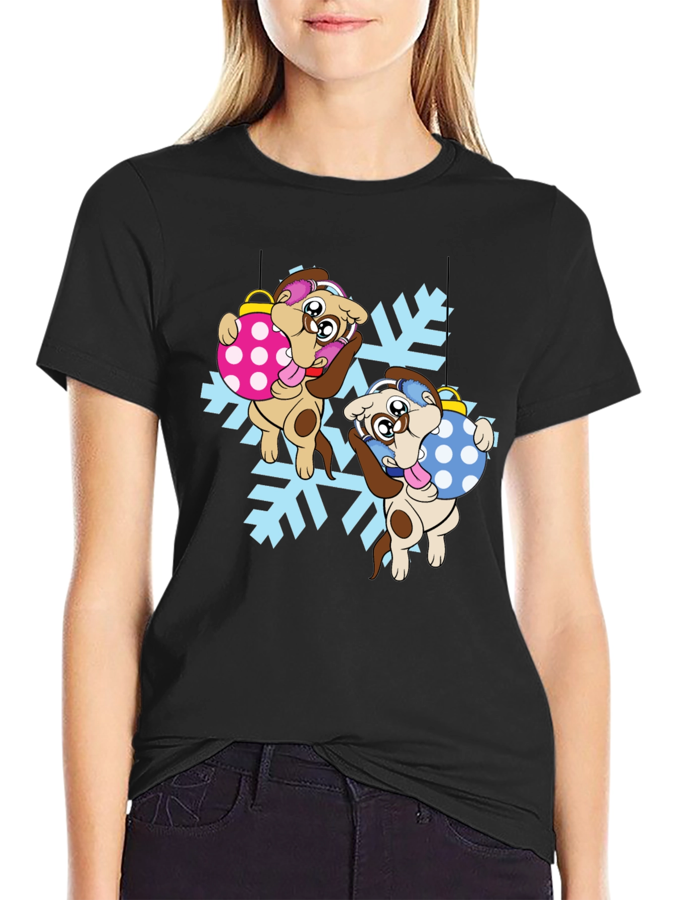 Festive Dog Ornament T-Shirt: Holiday Cheer!