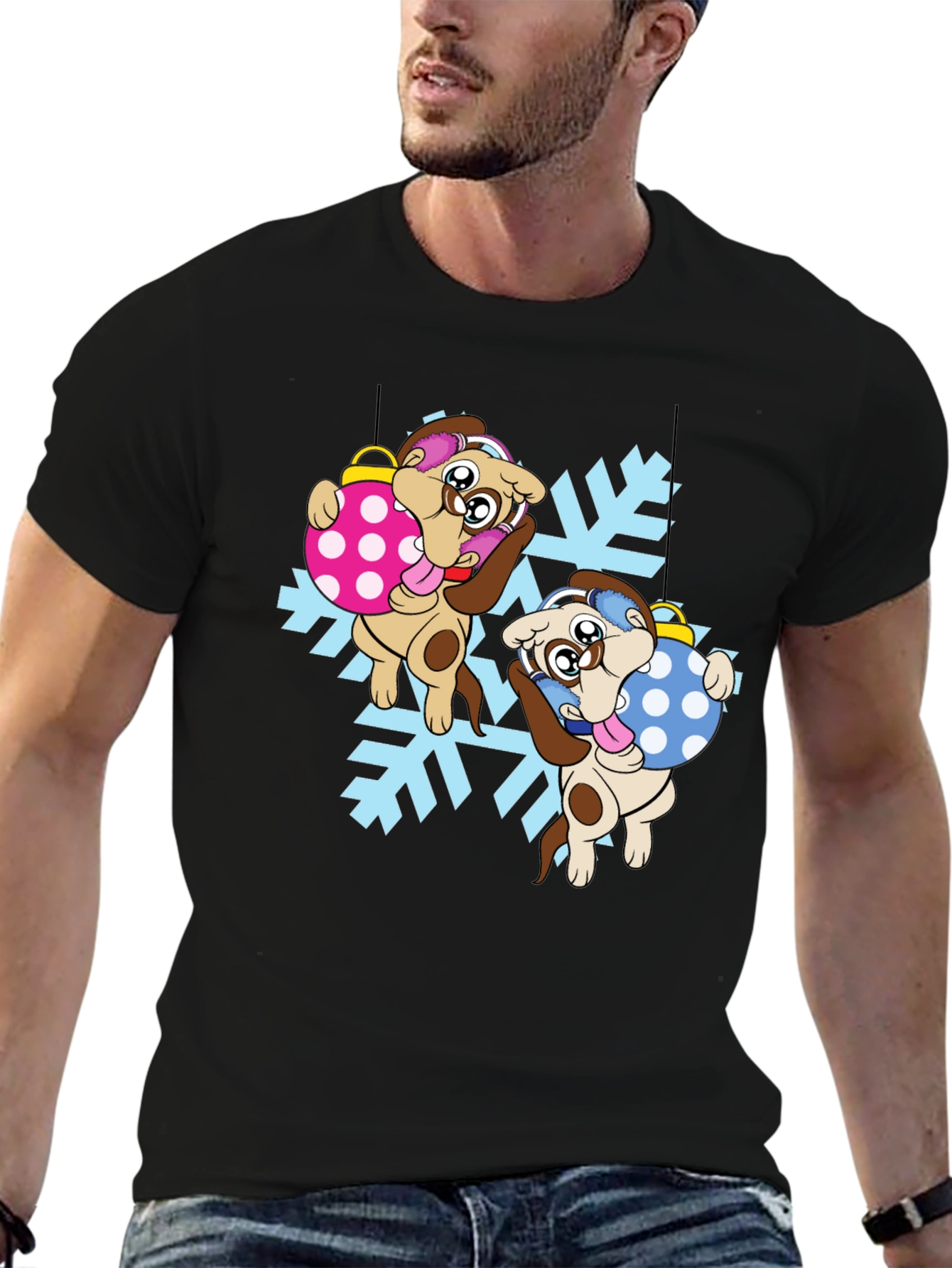 Festive Dog Ornament T-Shirt: Holiday Cheer!