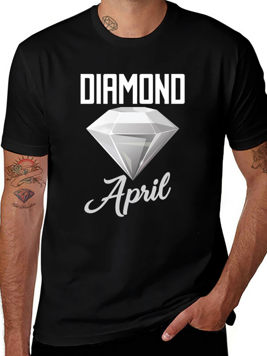 Diamond April Birthday T-Shirt