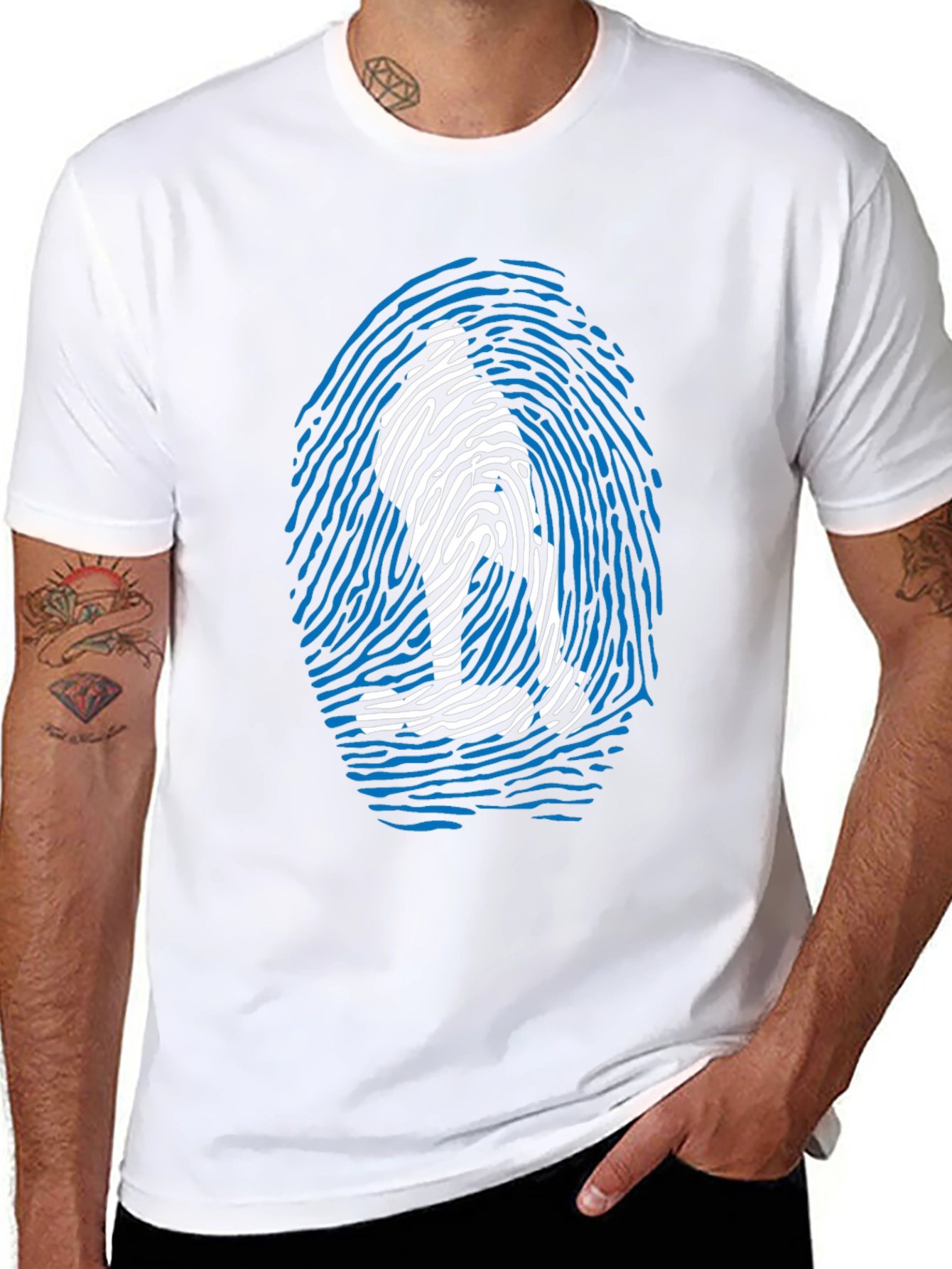 Fingerprint Flag T-Shirt