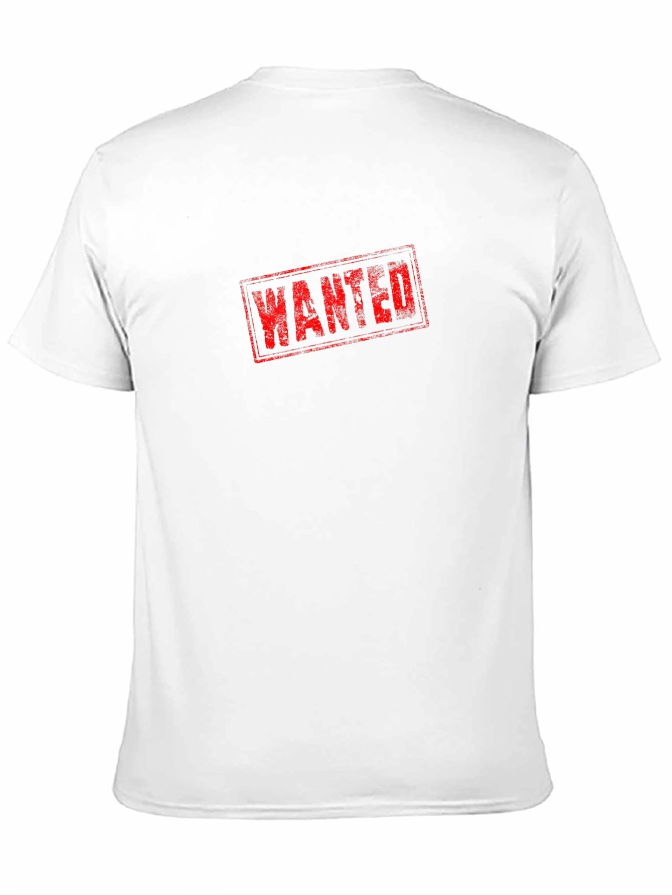 Wanted Graphic Print Black T-Shirt