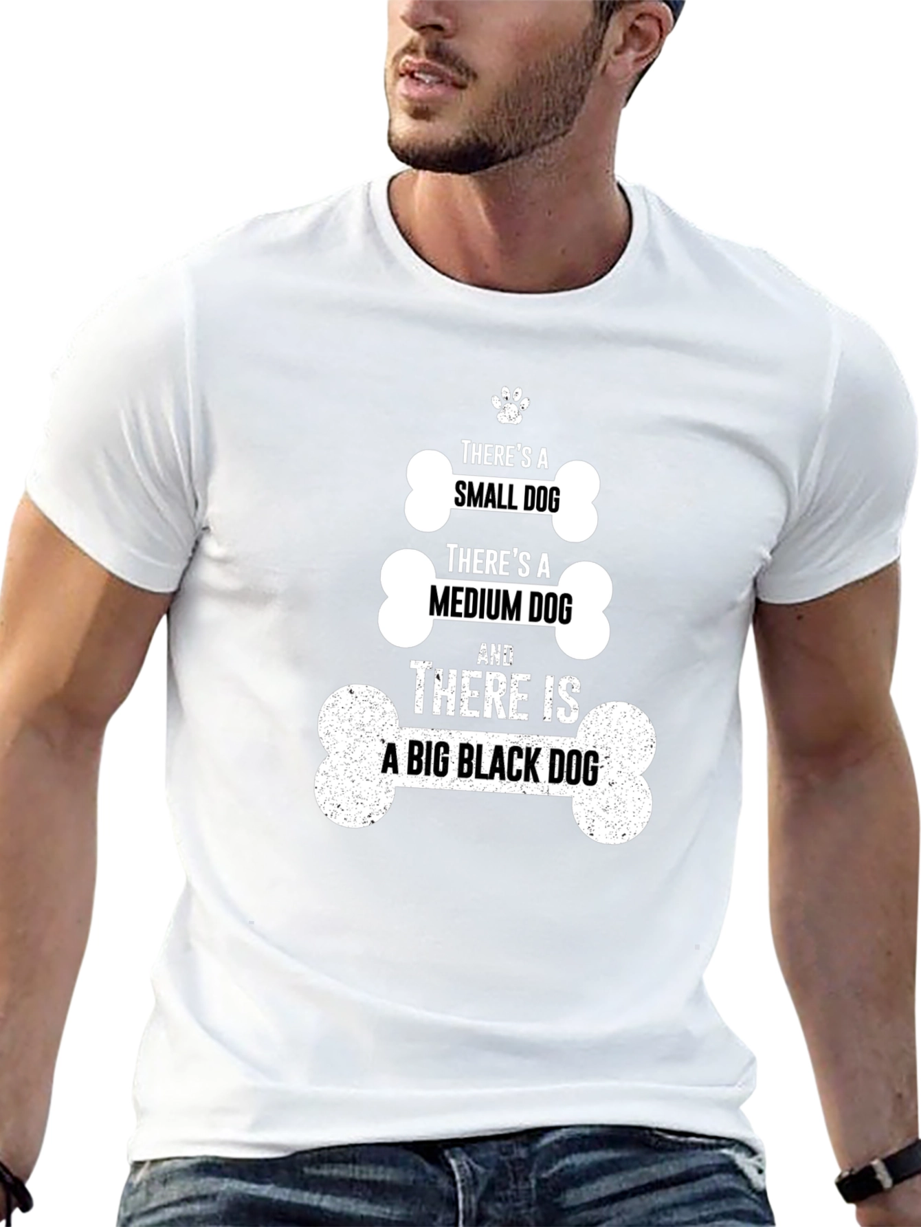 Dog Lover T-Shirt - Small Medium Big Dog