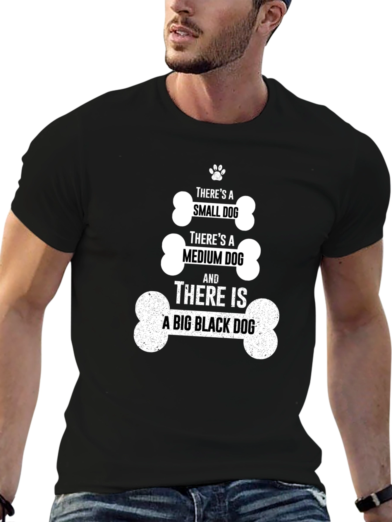 Dog Lover T-Shirt - Small Medium Big Dog