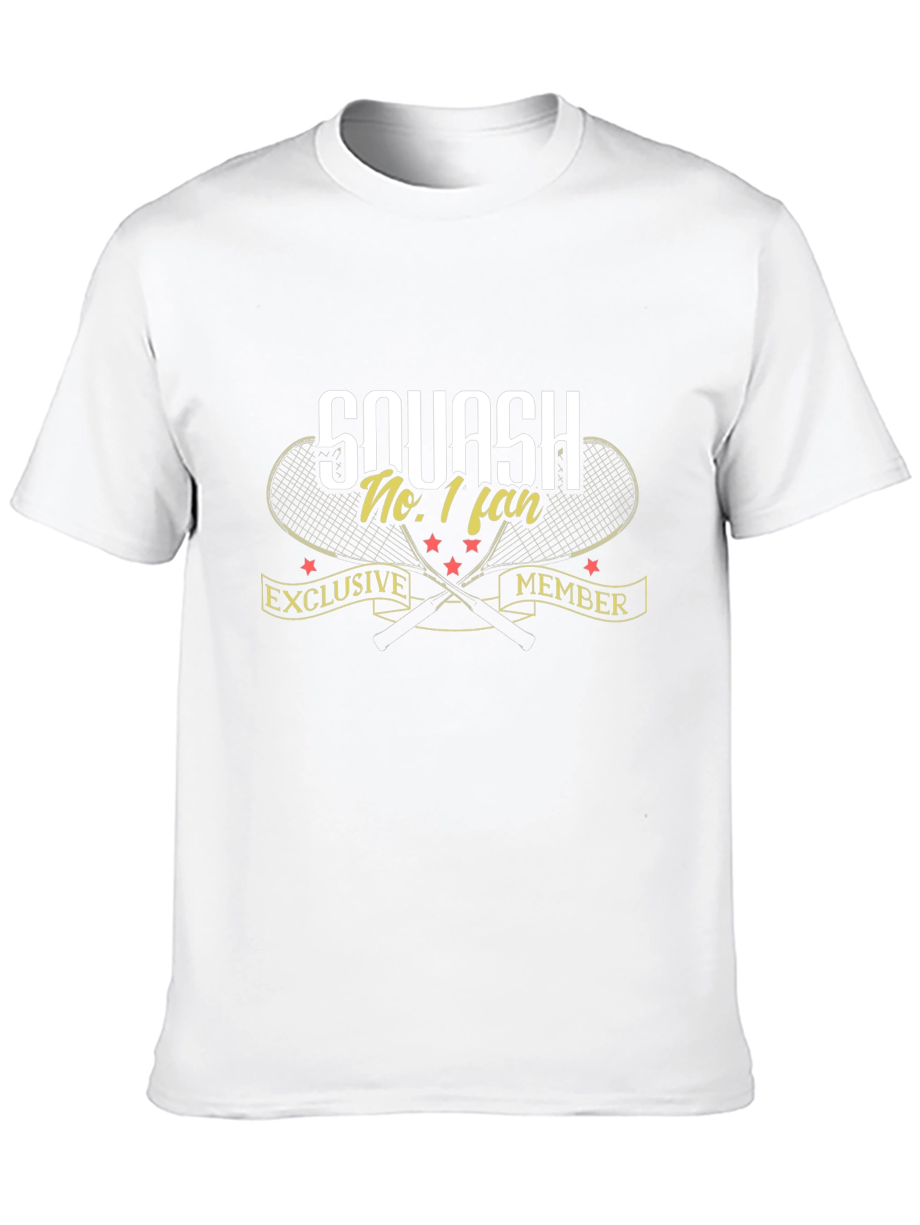 Squash No. 1 Fan Black T-Shirt Exclusive Member Design
