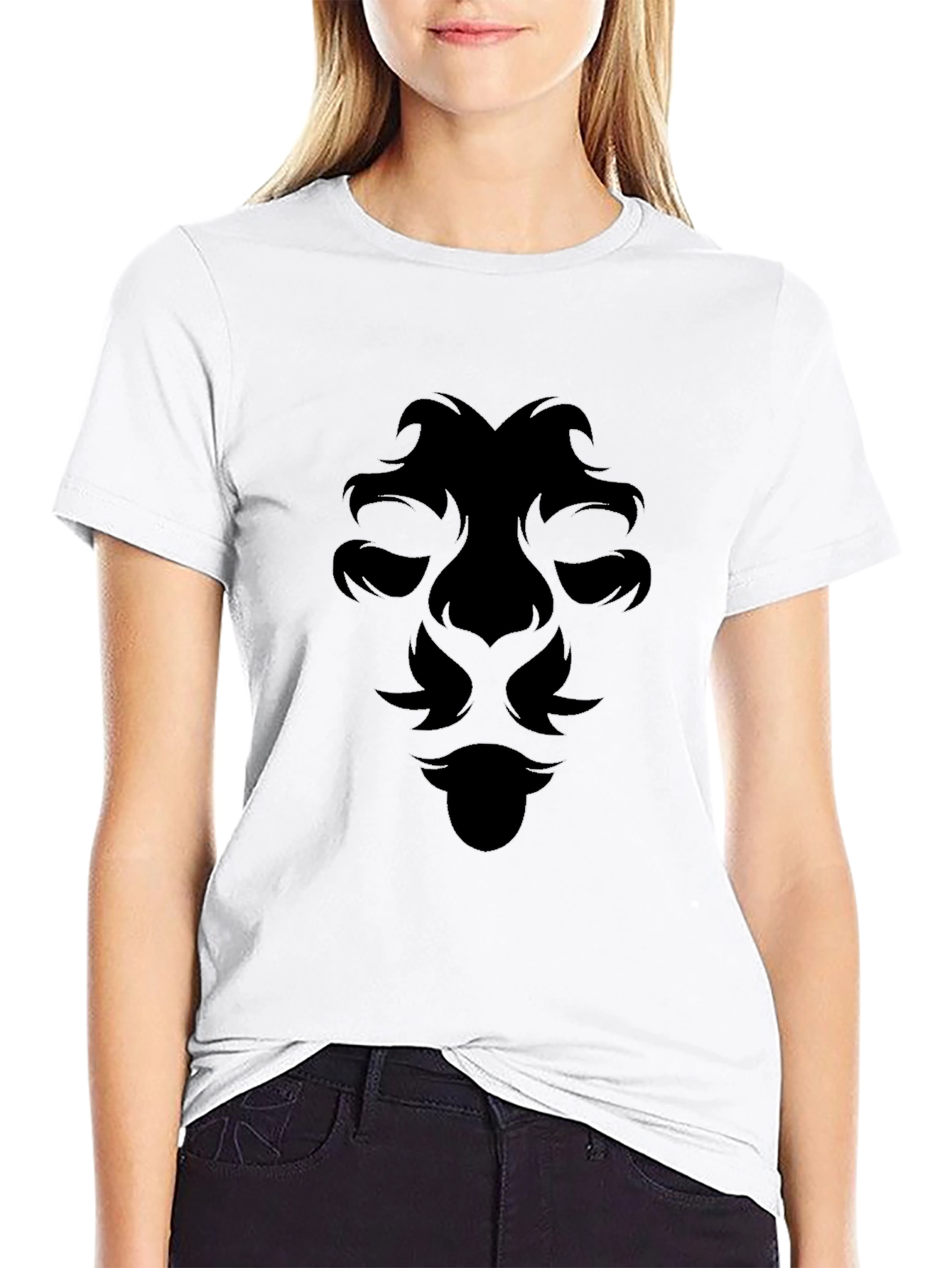 Lion Scar Silhouette Graphic T-Shirt