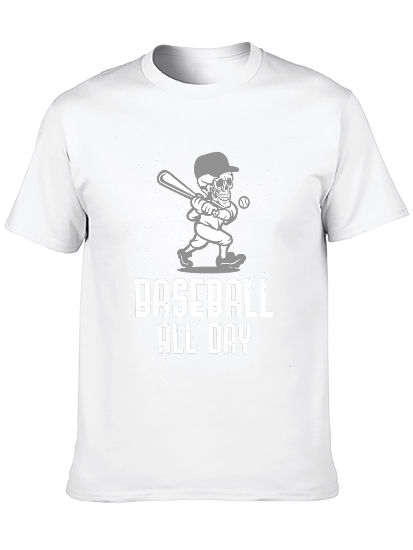 Baseball All Day Graphic Tee - Mens Black T-Shirt