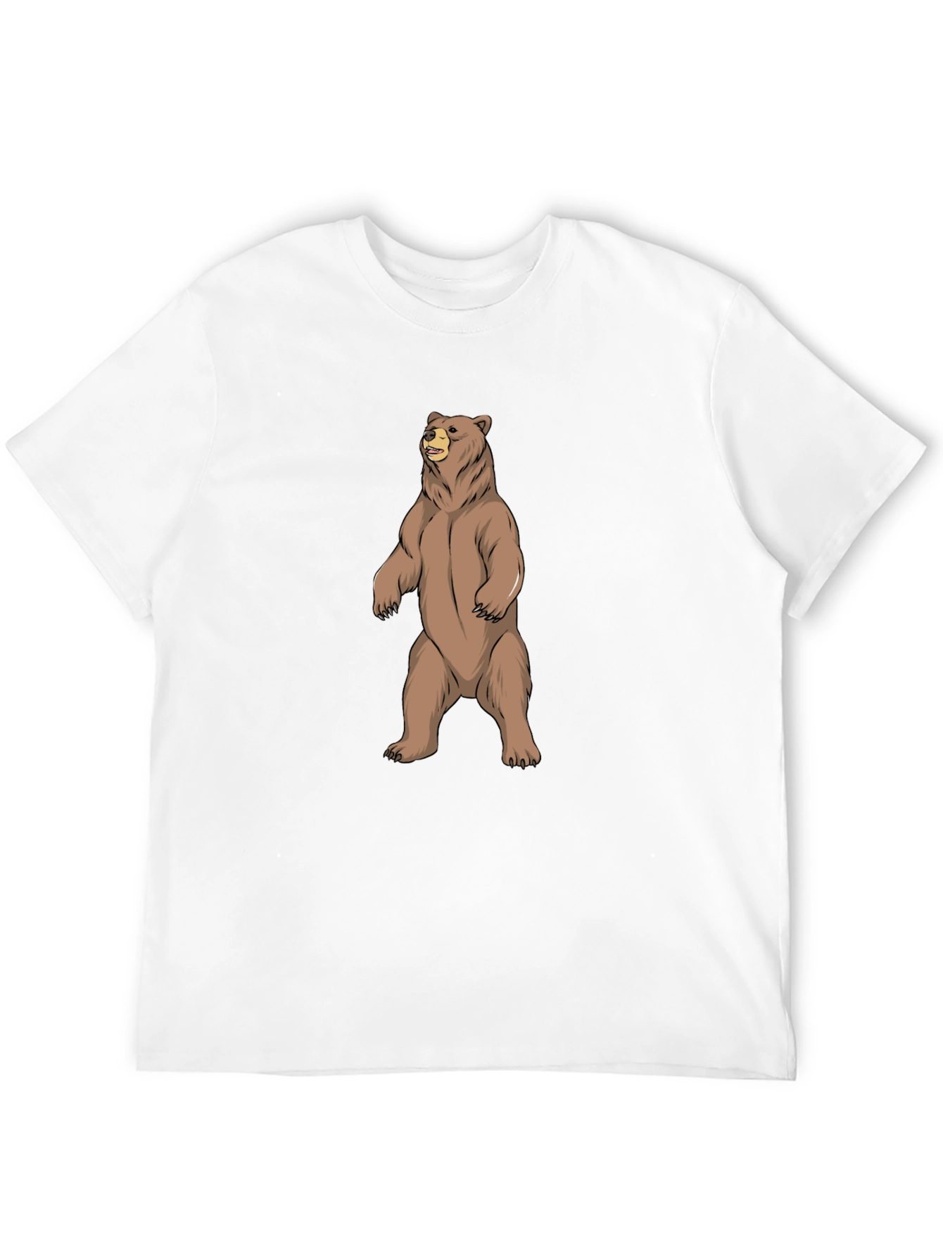 Mens Black Bear Graphic T-Shirt