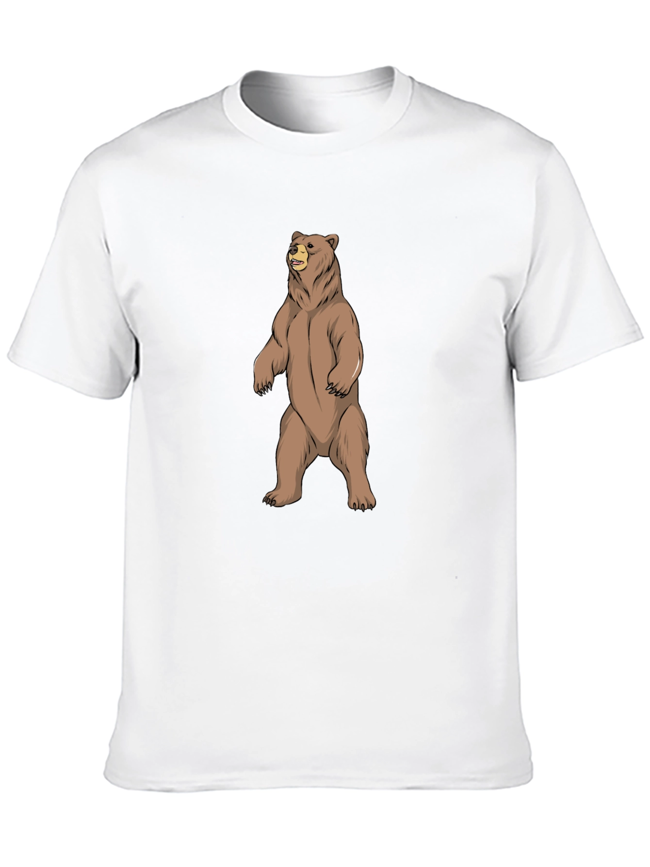 Mens Black Bear Graphic T-Shirt