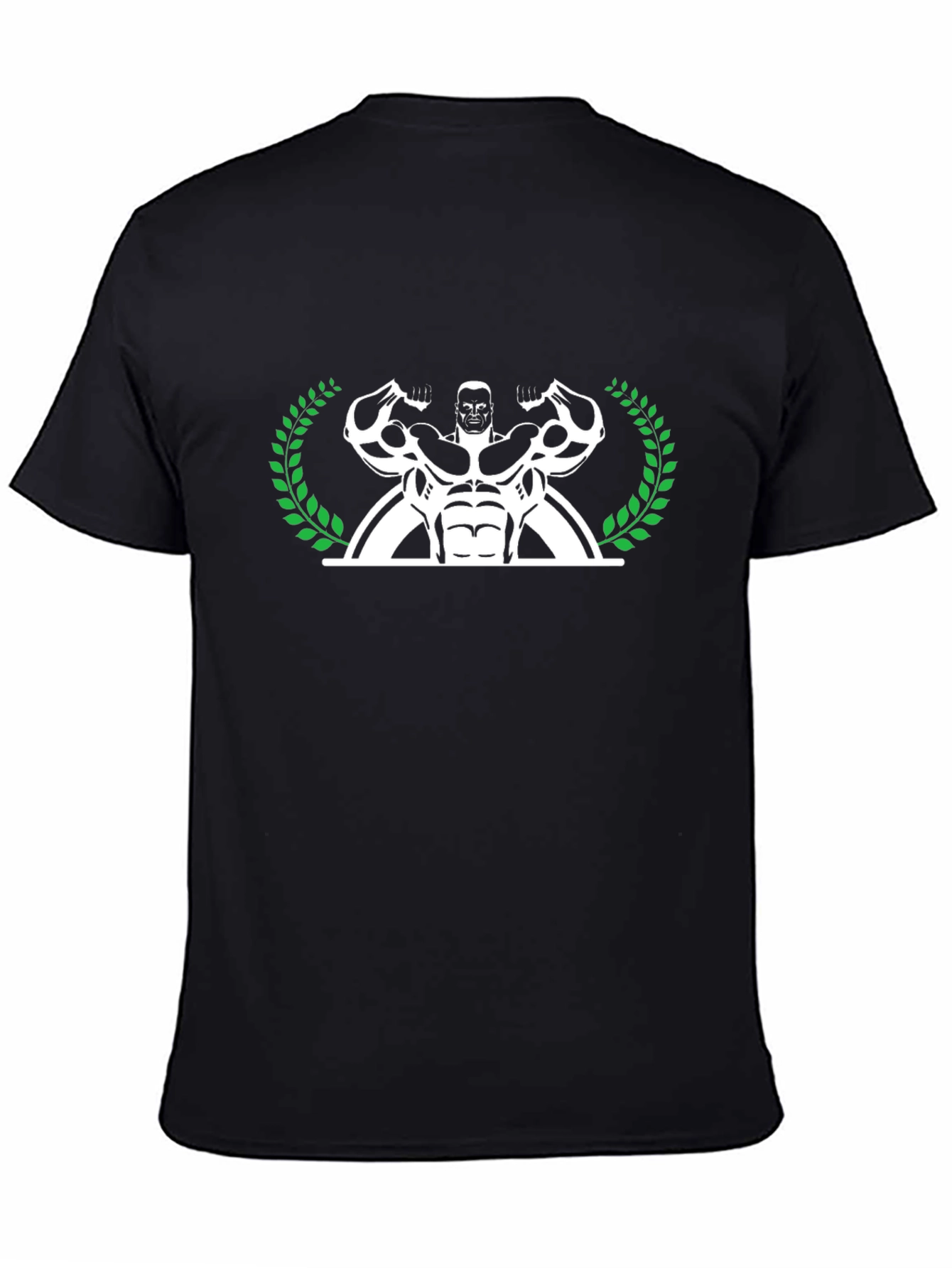 Muscle Man Laurel T-Shirt - Black