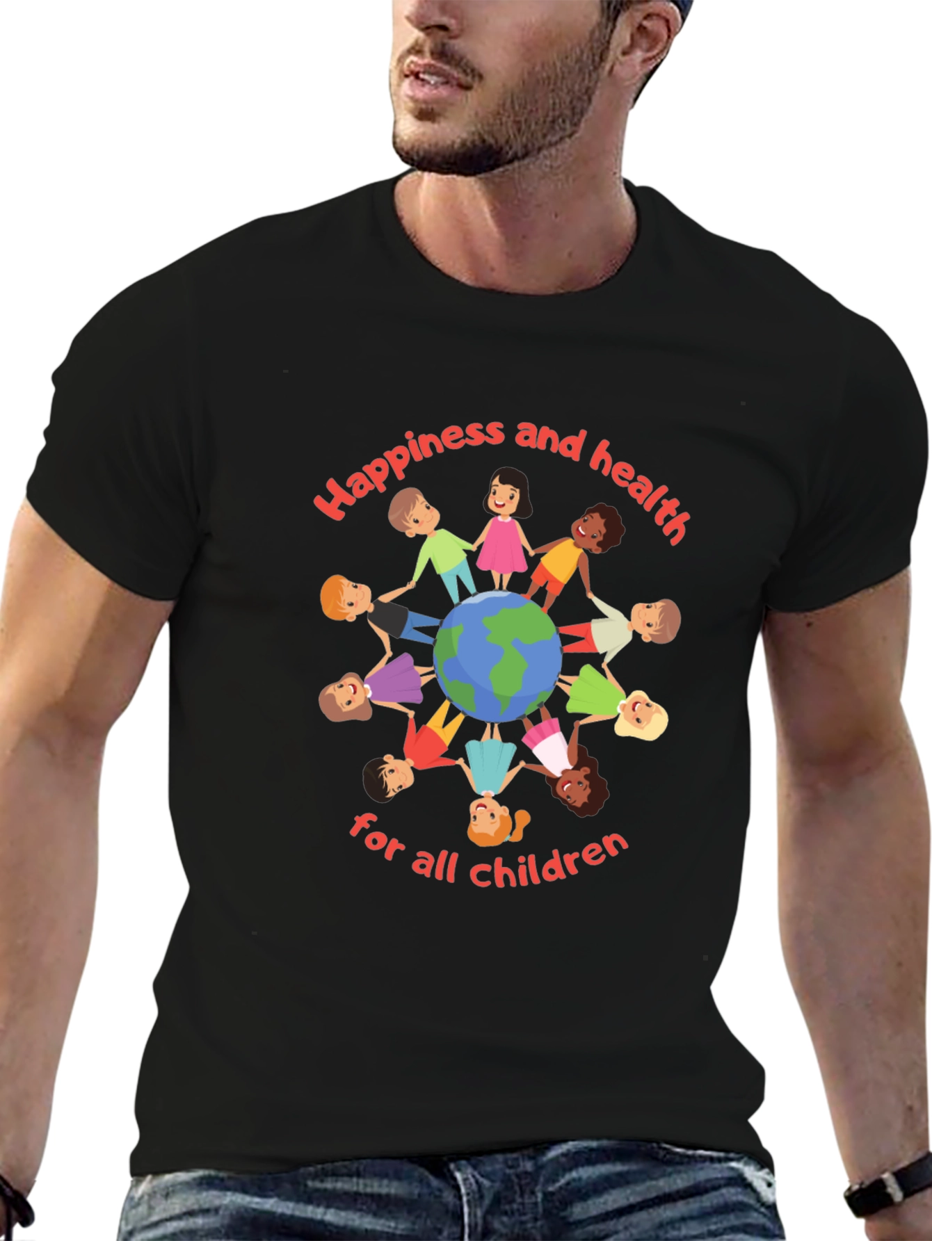 Global Children Graphic Tee - Happiness and Health