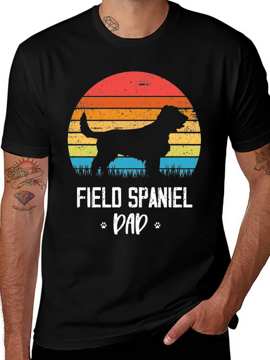 Field Spaniel Dad T-Shirt - Dog Lover Gift