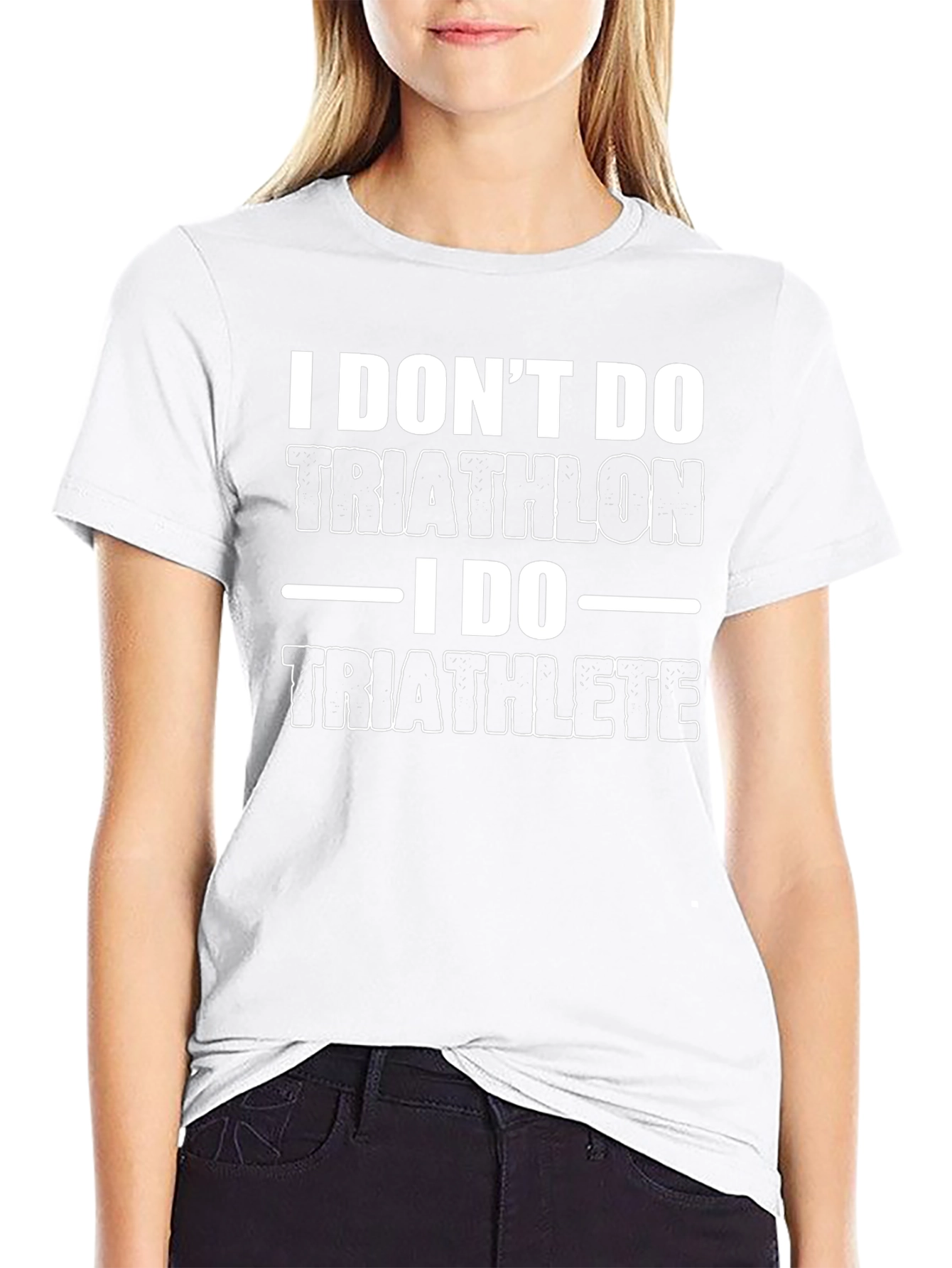 Funny Triathlon Athlete T-Shirt Black
