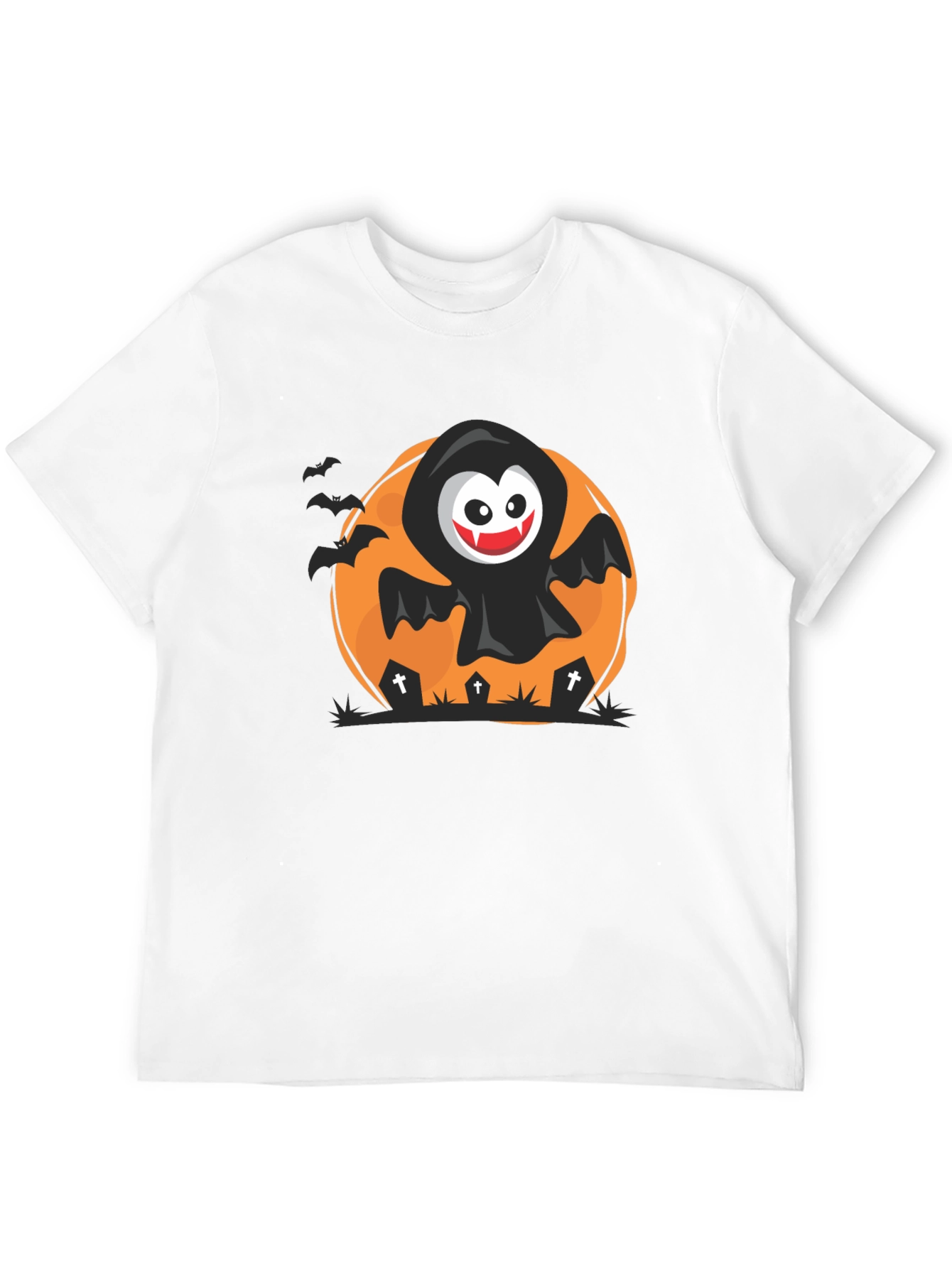 Halloween Cartoon Character Graphic T-Shirt