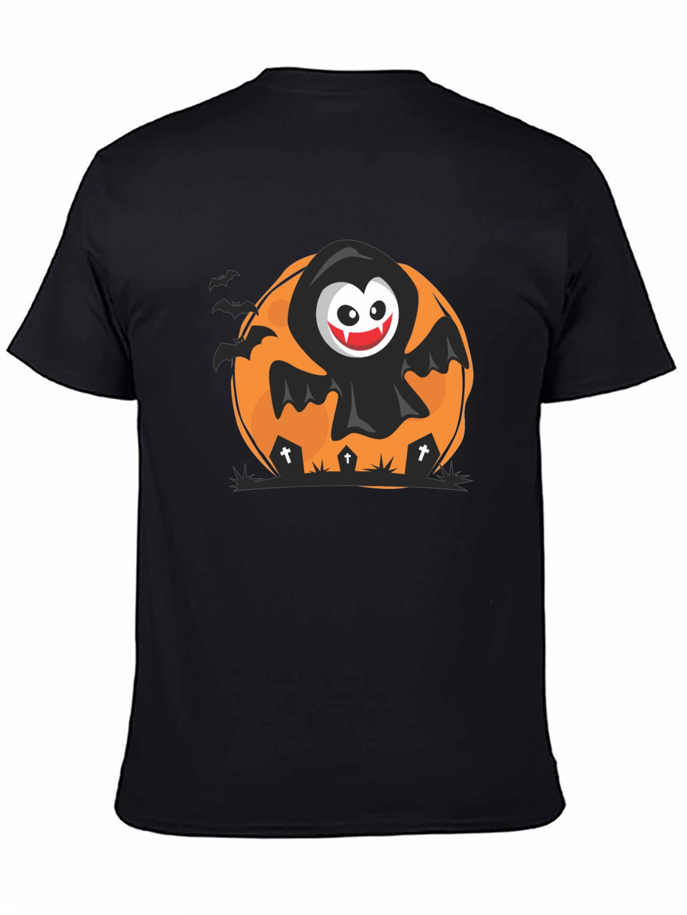 Halloween Cartoon Character Graphic T-Shirt