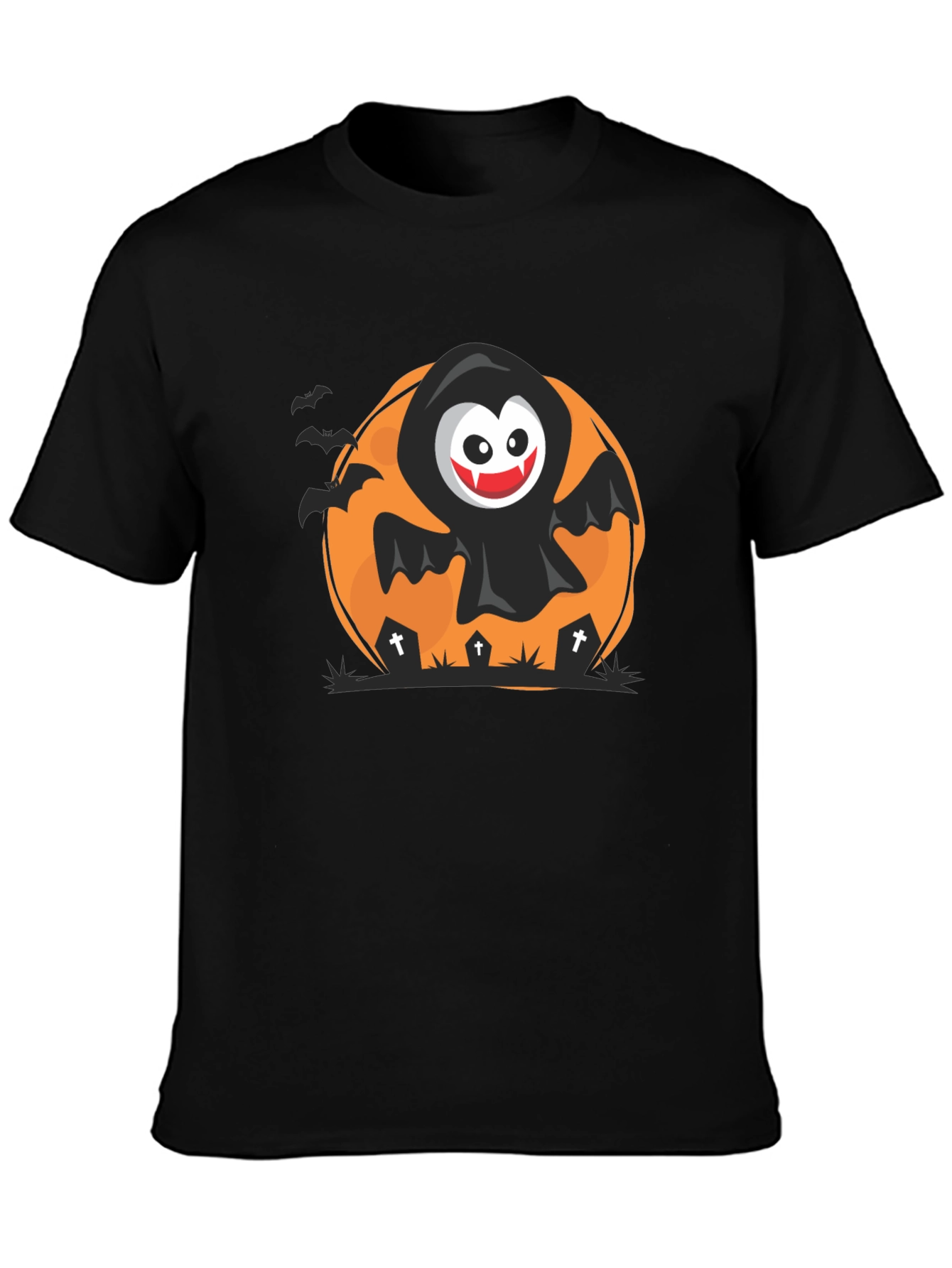 Halloween Cartoon Character Graphic T-Shirt