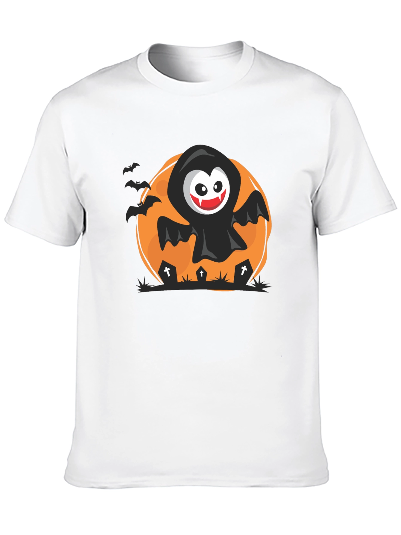 Halloween Cartoon Character Graphic T-Shirt