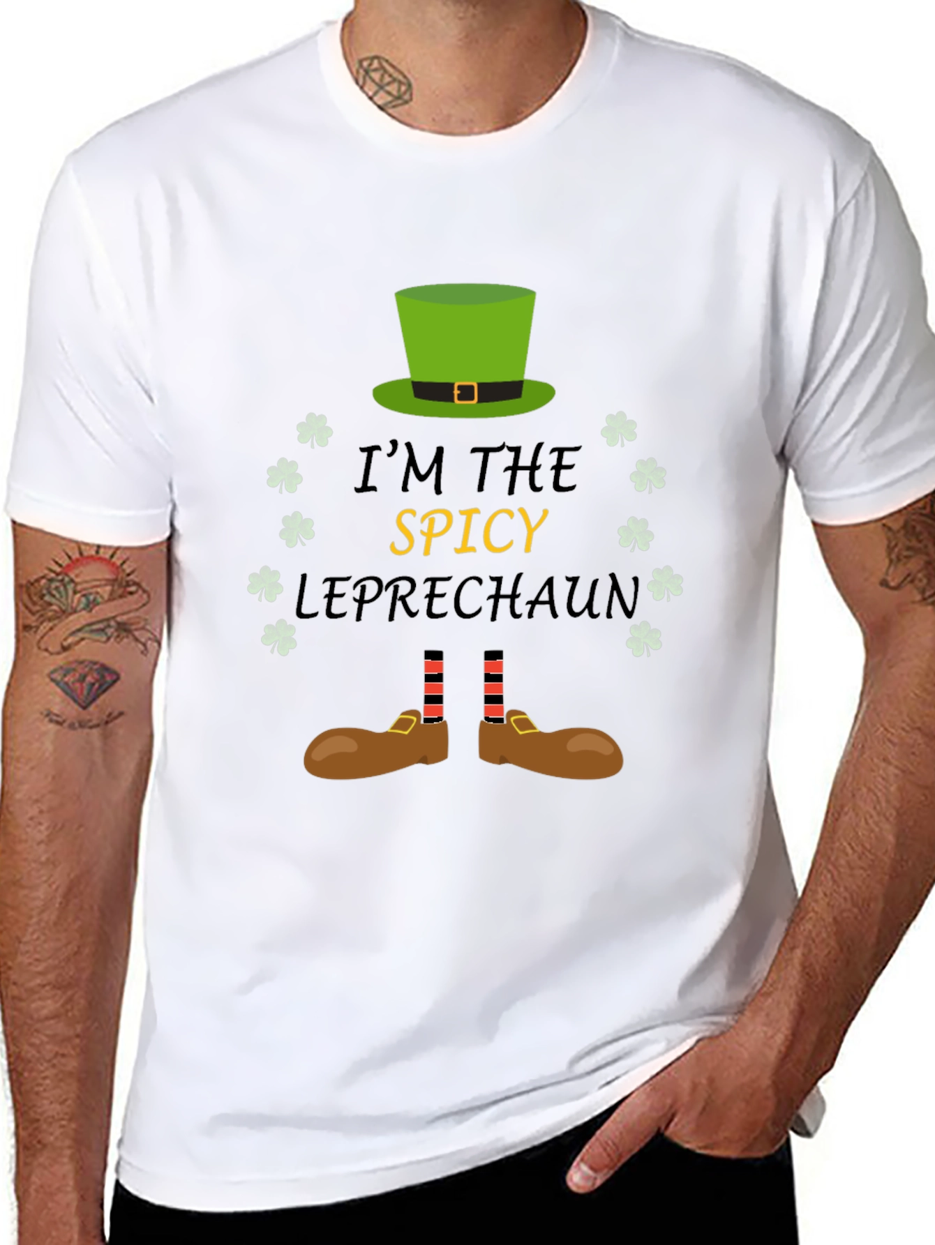 Spicy Leprechaun St. Patricks Day T-Shirt
