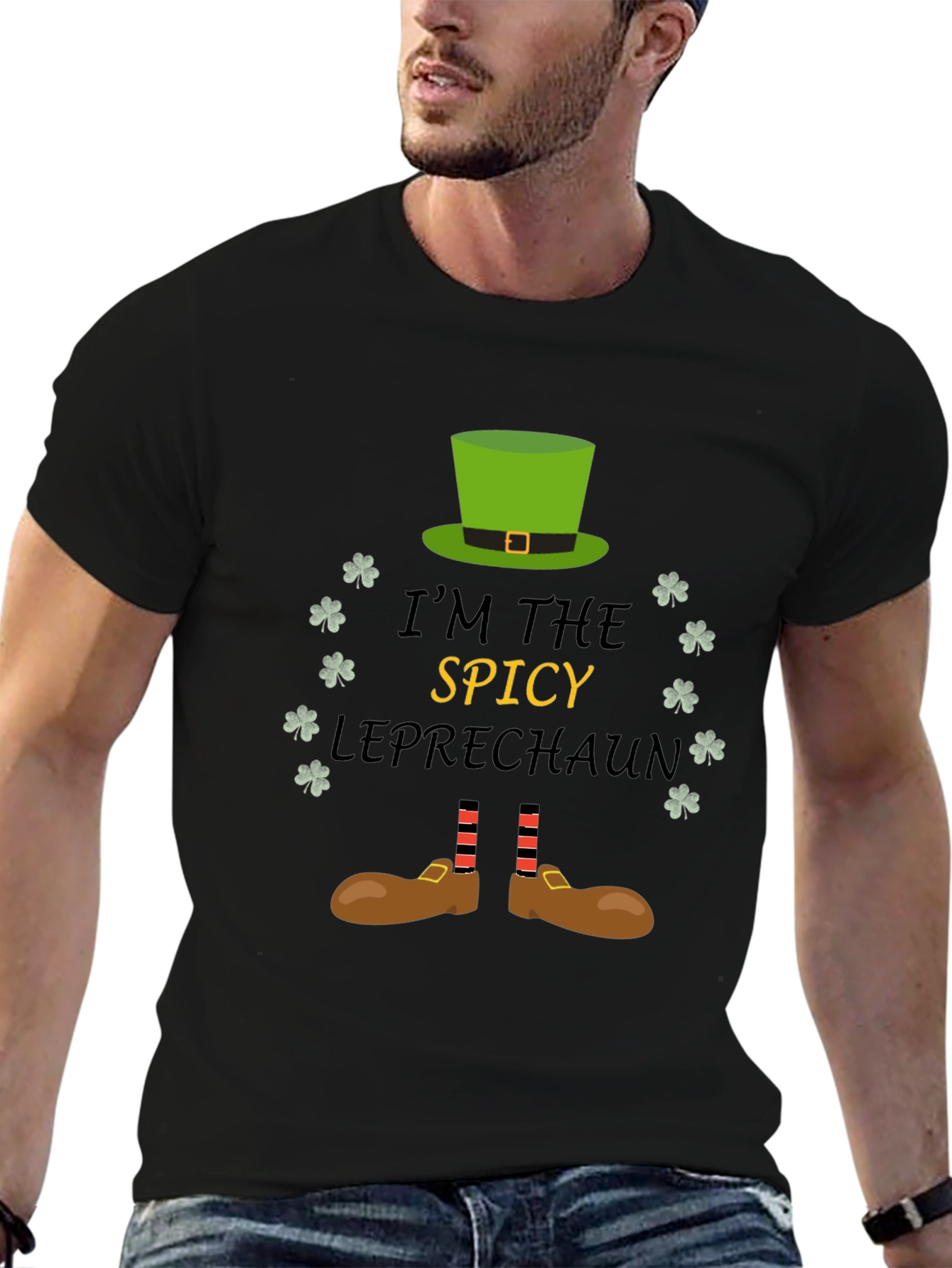 Spicy Leprechaun St. Patricks Day T-Shirt