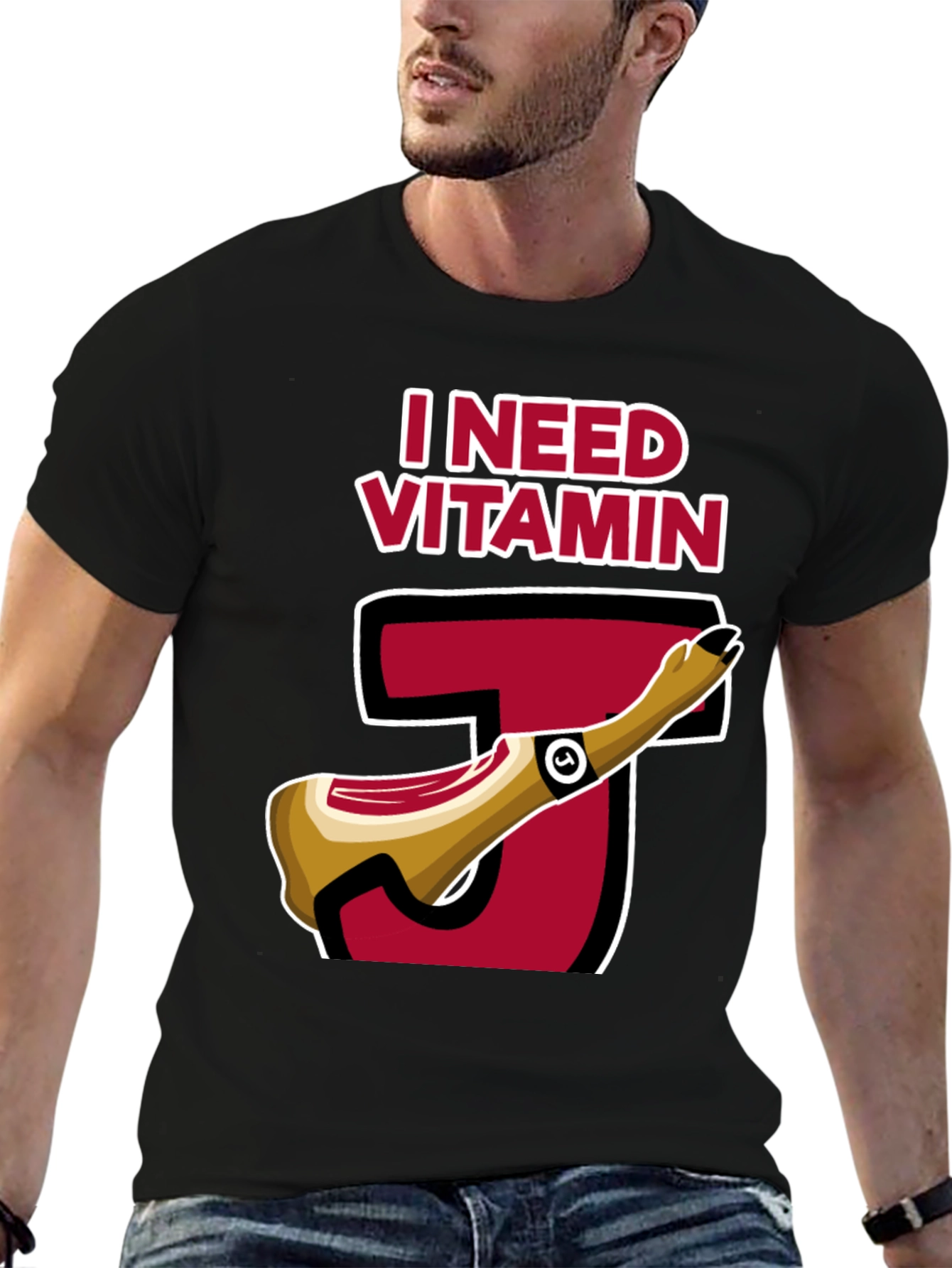 I Need Vitamin J T-Shirt - Funny Jerk Tee