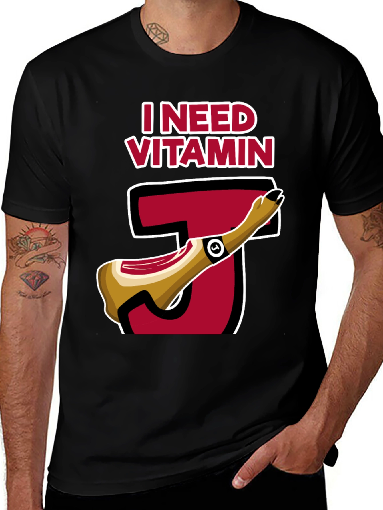 I Need Vitamin J T-Shirt - Funny Jerk Tee