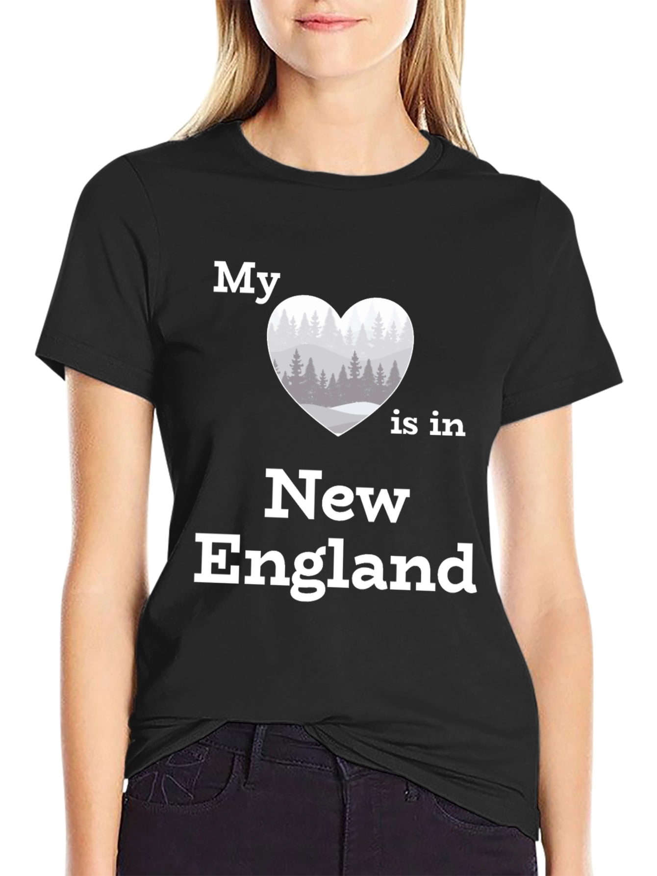 New England Love T-Shirt | Heart Graphic Tee