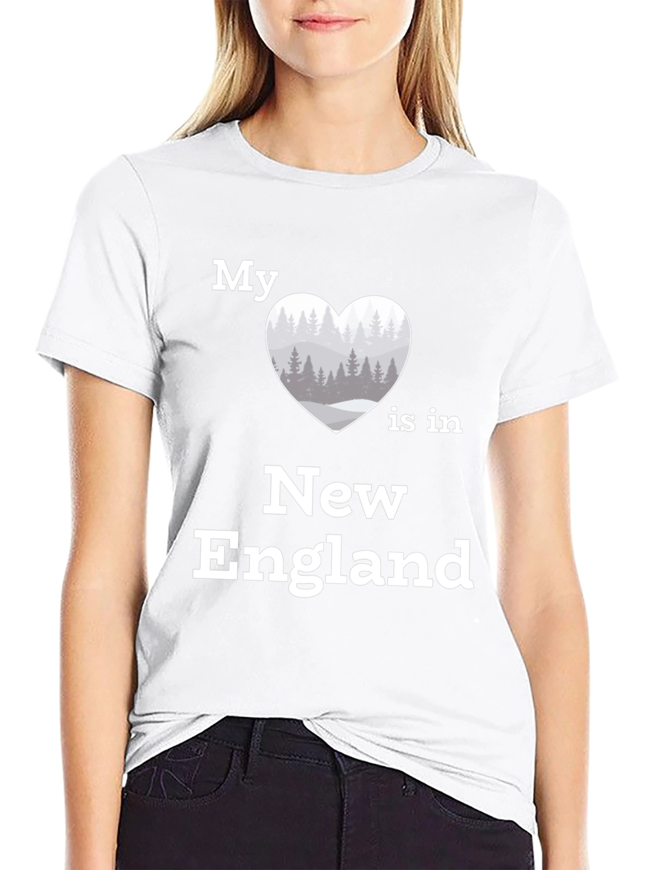 New England Love T-Shirt | Heart Graphic Tee