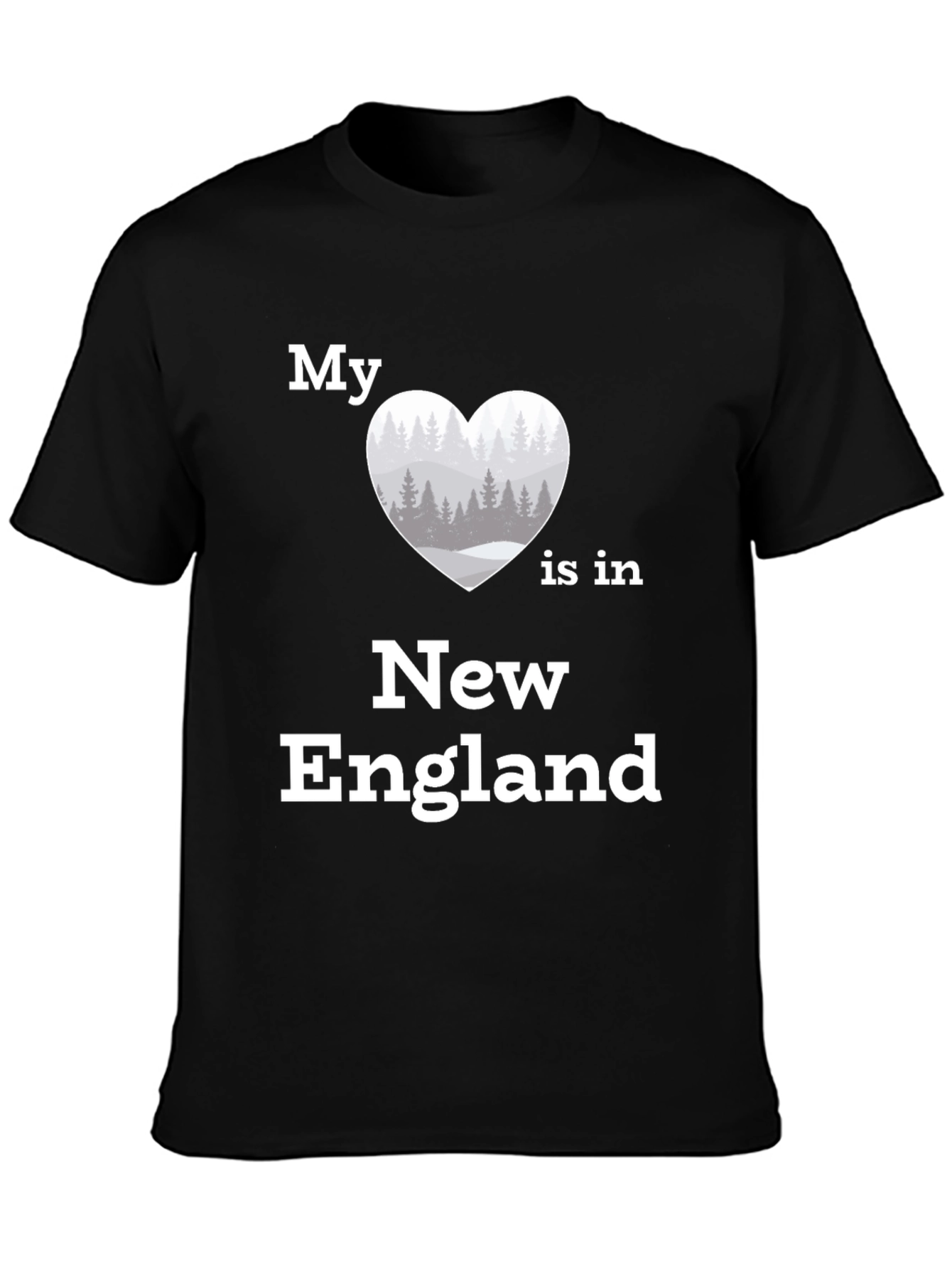 New England Love T-Shirt | Heart Graphic Tee