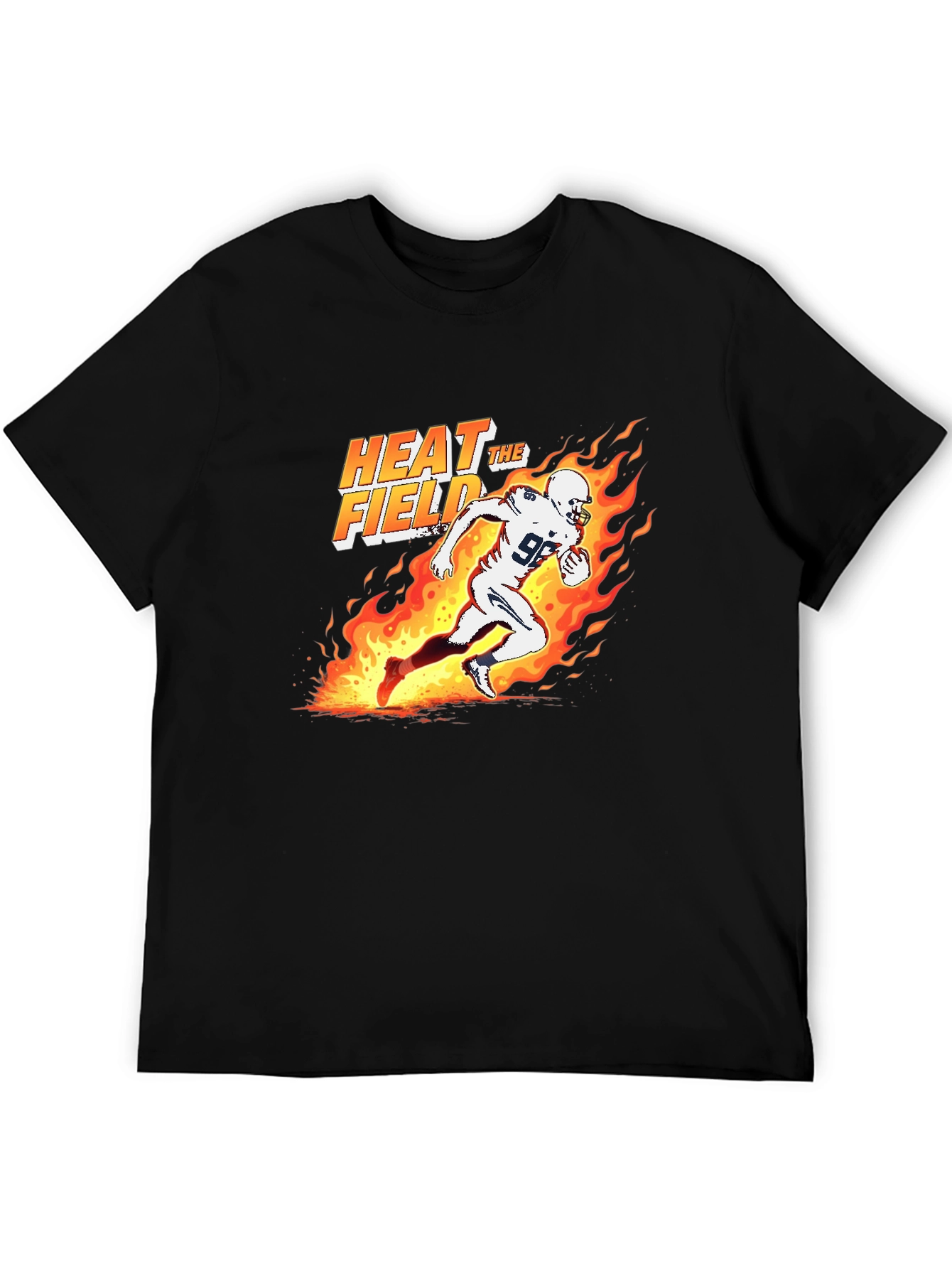 Heat the Field Football Graphic T-Shirt