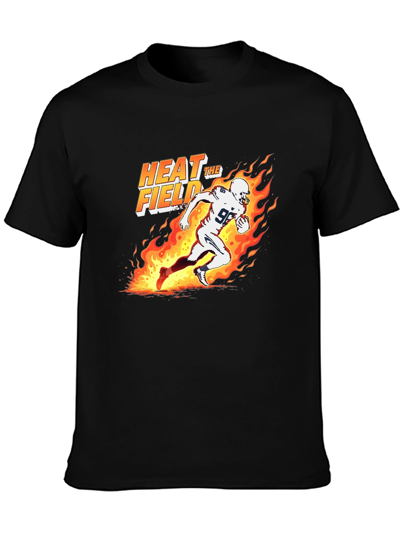 Heat the Field Football Graphic T-Shirt