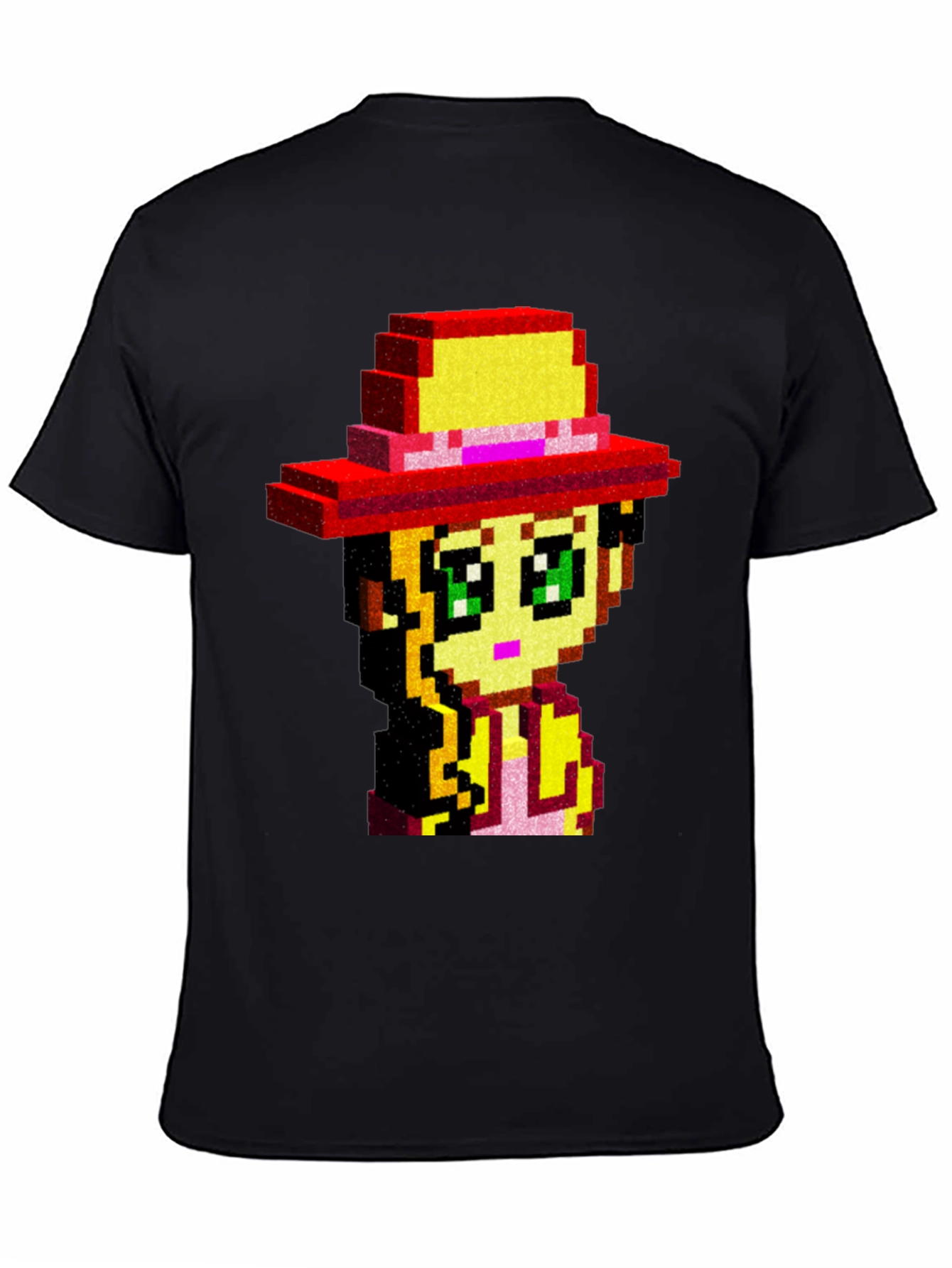 Pixel Art Girl T-Shirt - Retro Gaming Style
