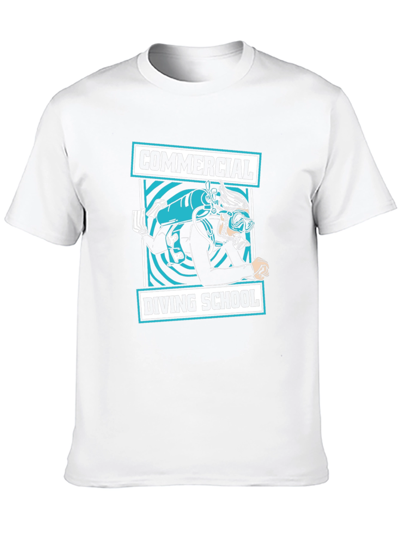 Commercial Diving School T-Shirt - Diver Design