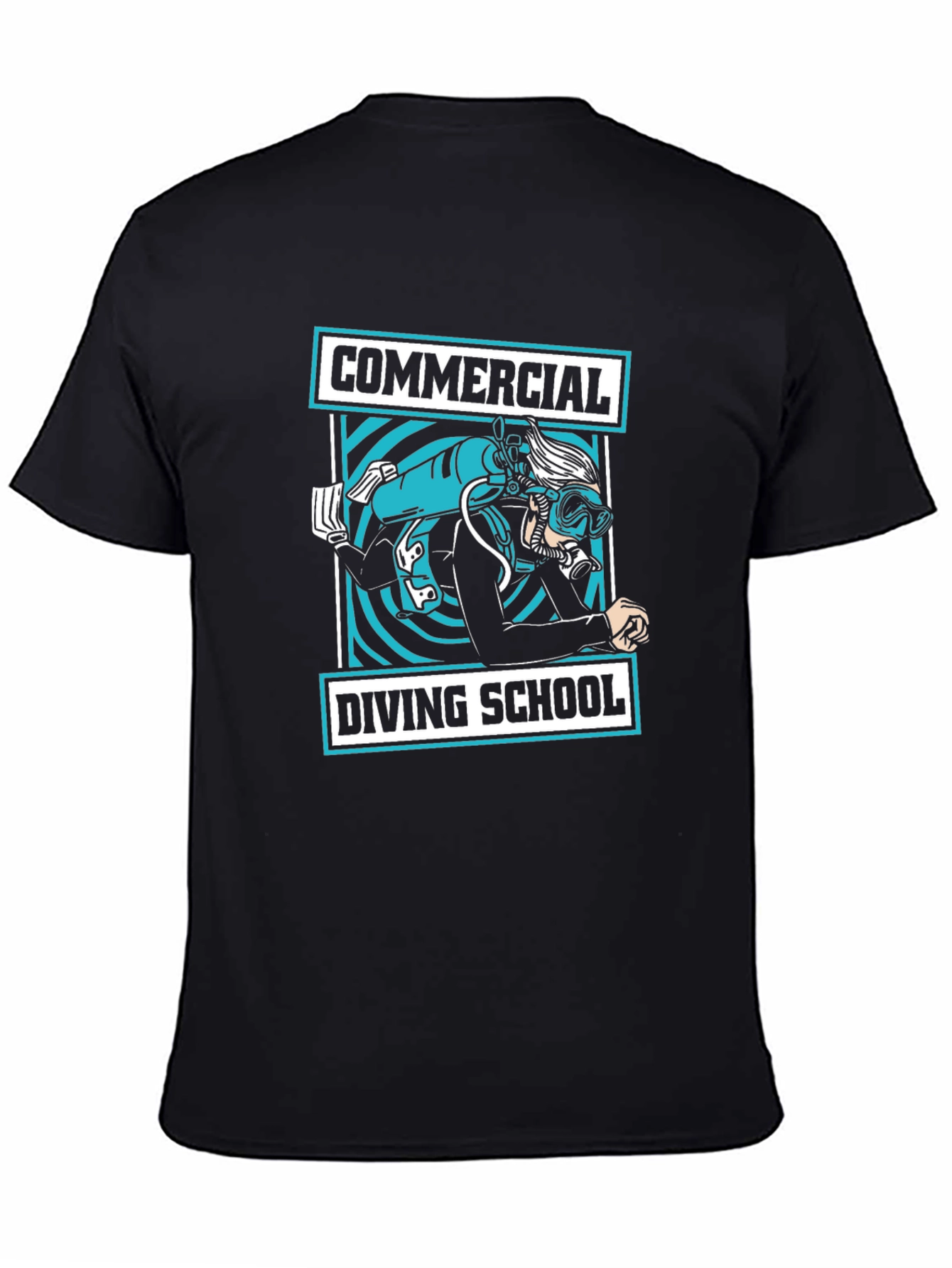 Commercial Diving School T-Shirt - Diver Design