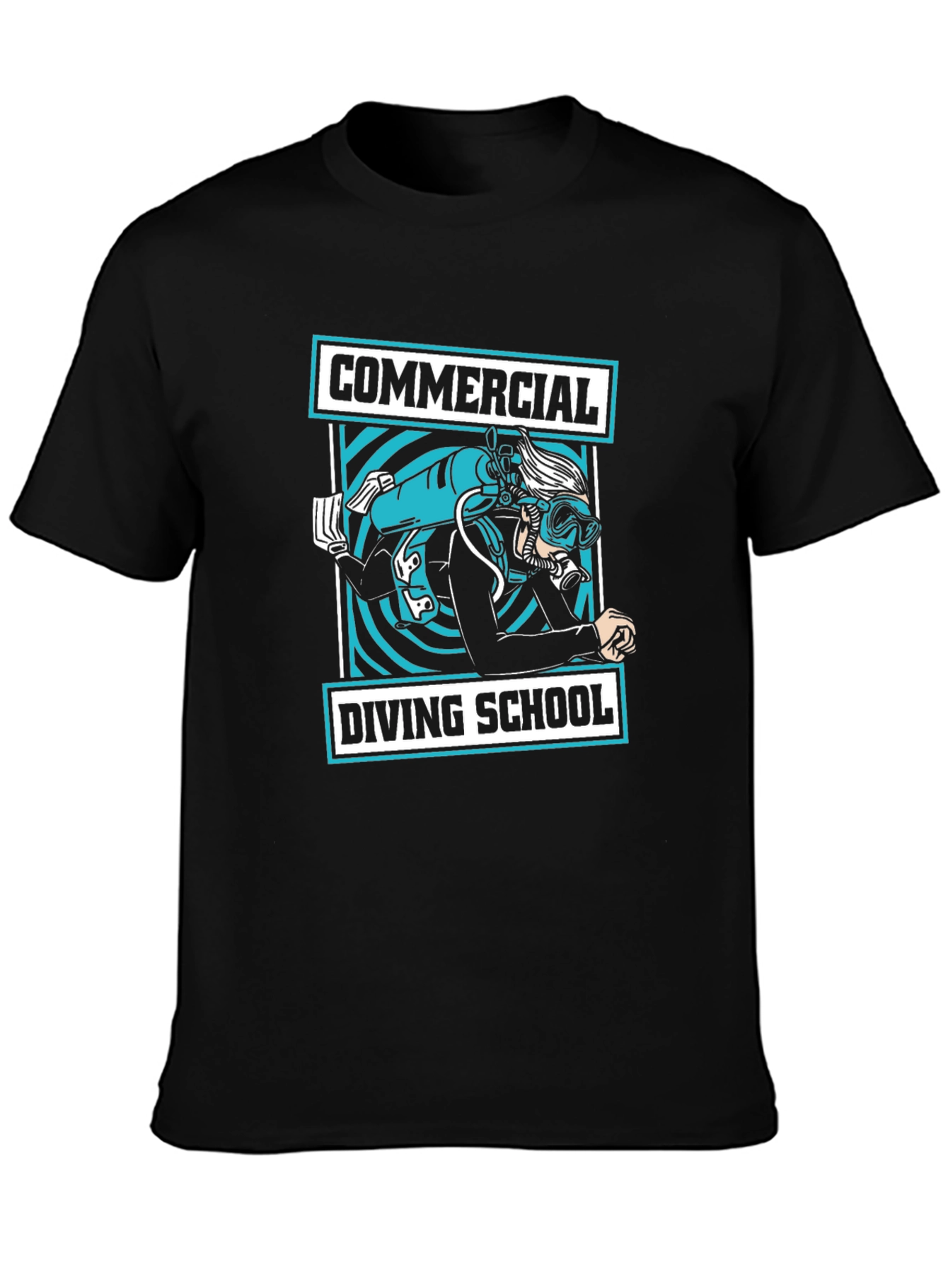 Commercial Diving School T-Shirt - Diver Design
