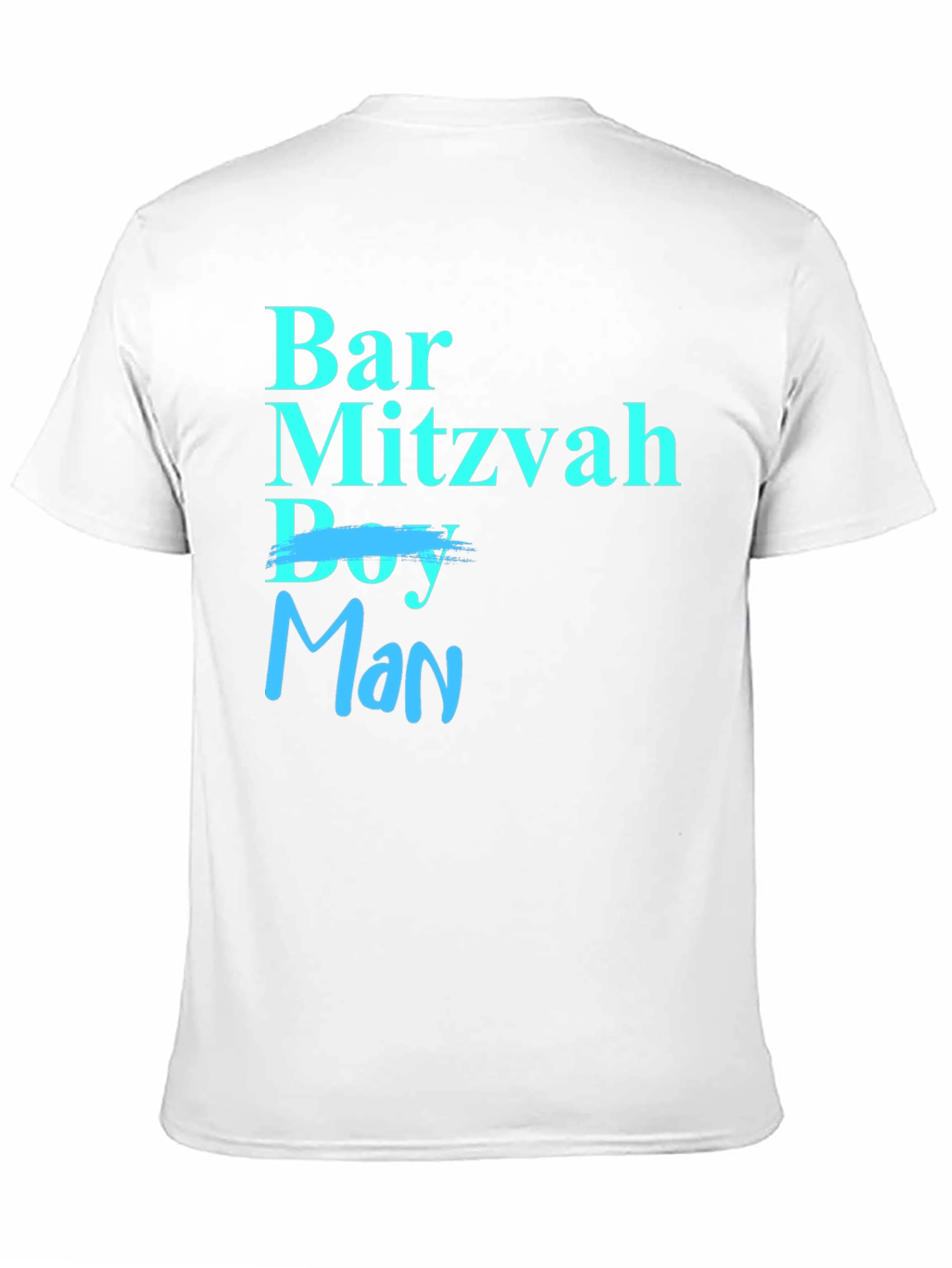 Bar Mitzvah Man T-Shirt - Celebrate Becoming a Man
