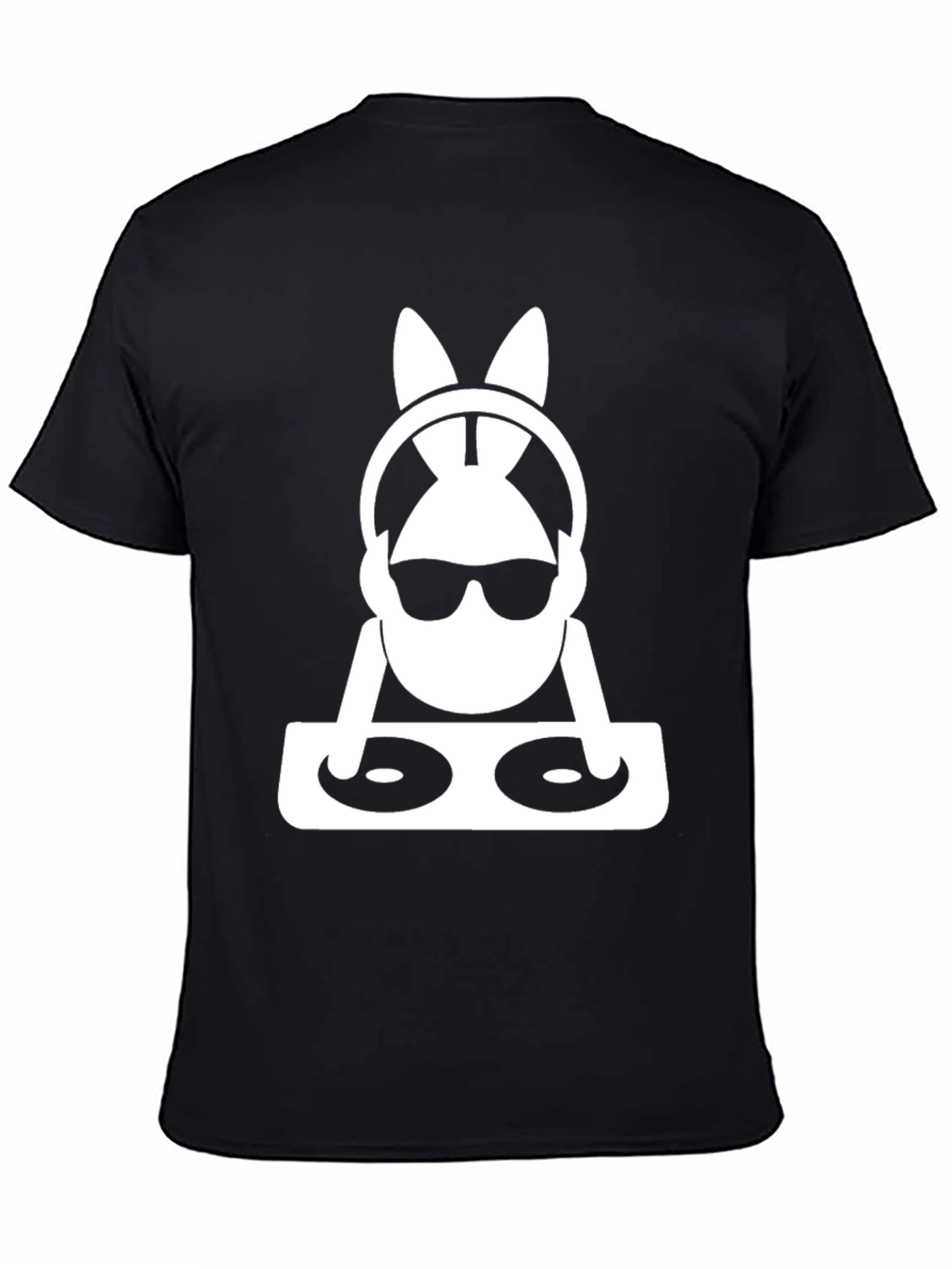 DJ Bunny Graphic Tee - Black