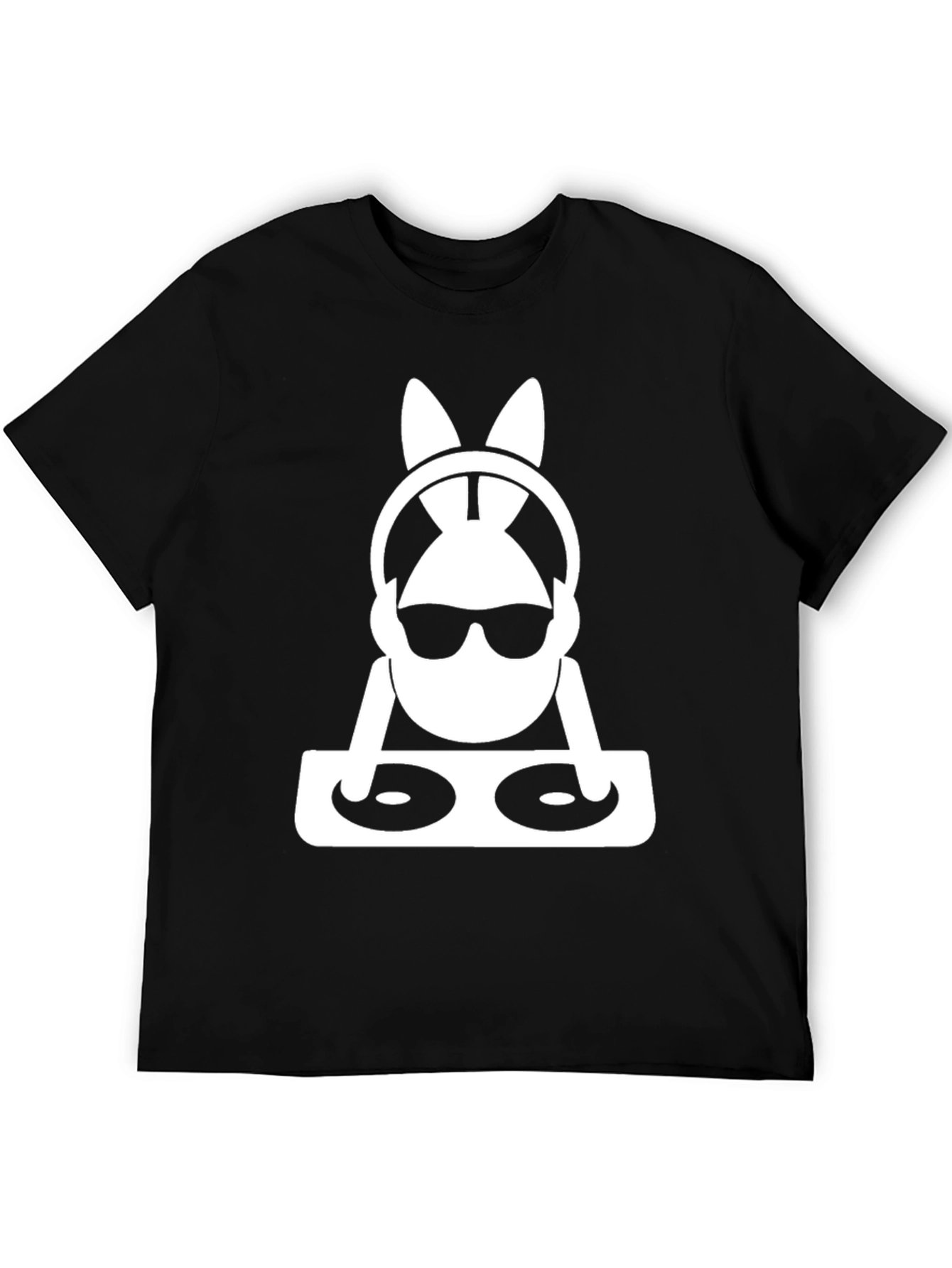 DJ Bunny Graphic Tee - Black